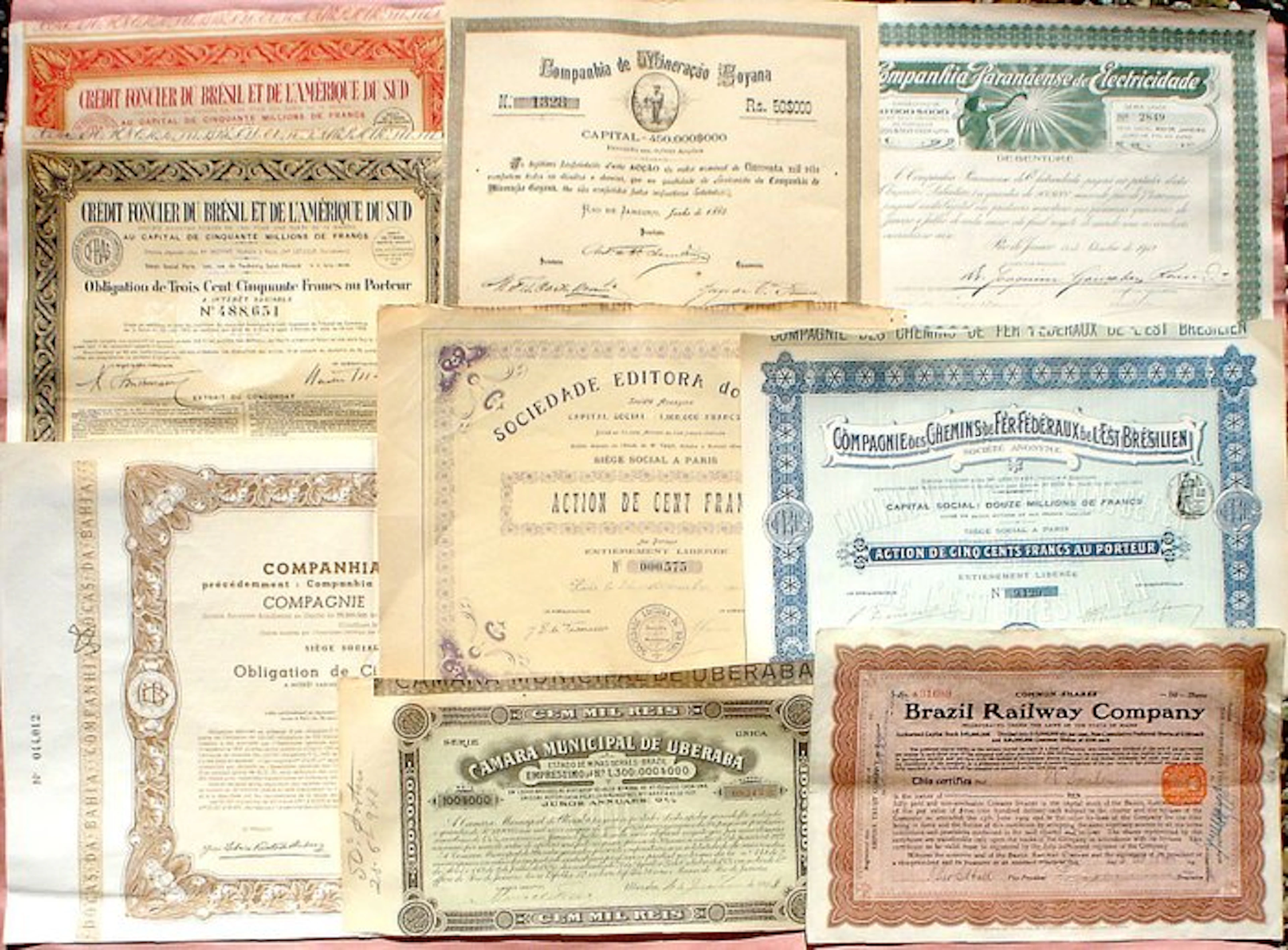 Brazil. Brasil 1 x Companhia de Mineracao Goyana Rio de Janeiro 1885 + 22 more