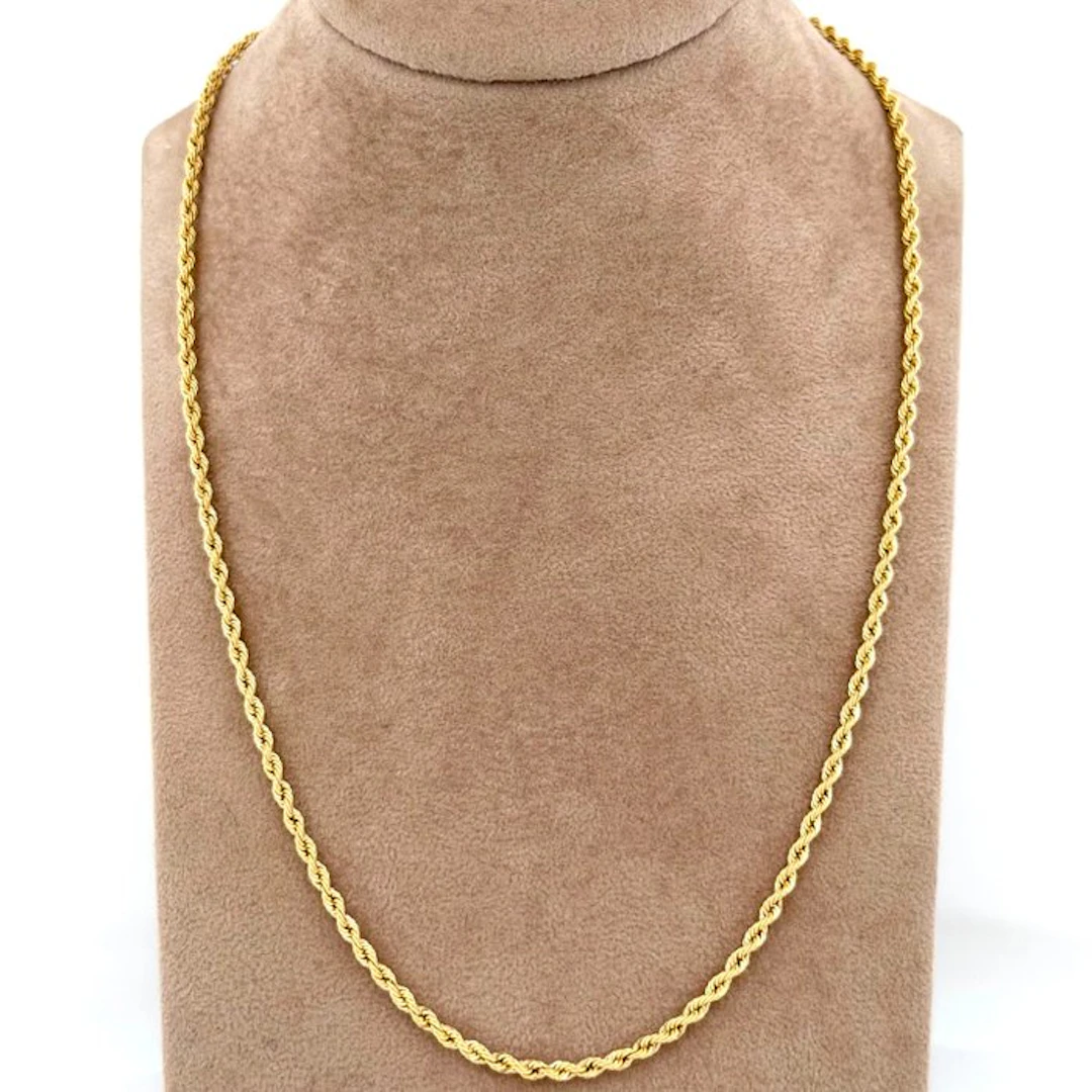 No reserve price - Necklace - 18 kt. Yellow gold - Fune - 50 cm