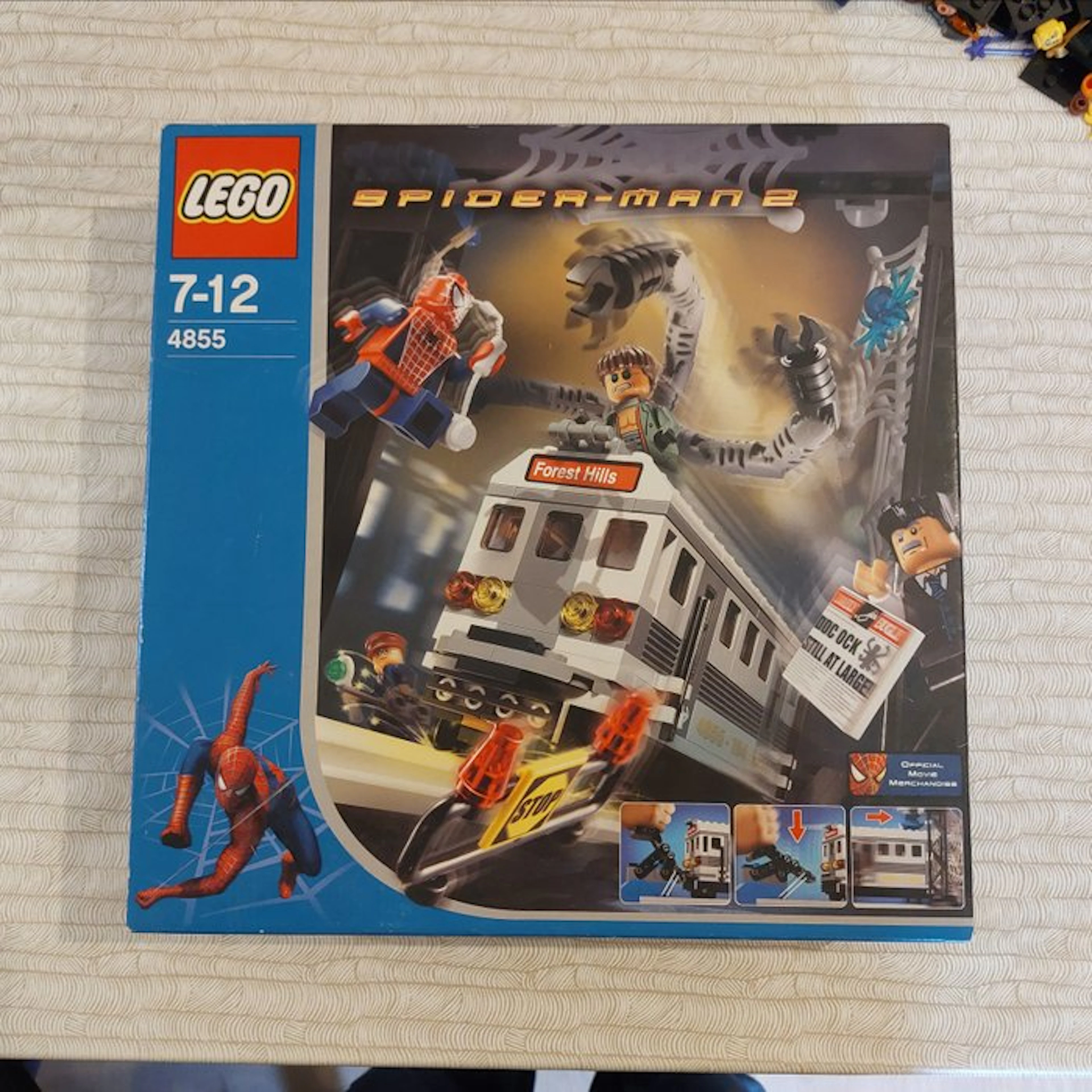 LEGO Set - Spider-Man - LEGO Spider-Man 2 – 4855 Spider-Man’s Train Rescue
