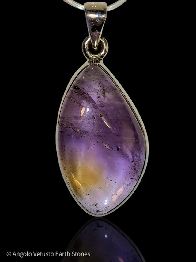6.93 g - Exceptional Natural Brazilian Ametrine Pendant –...