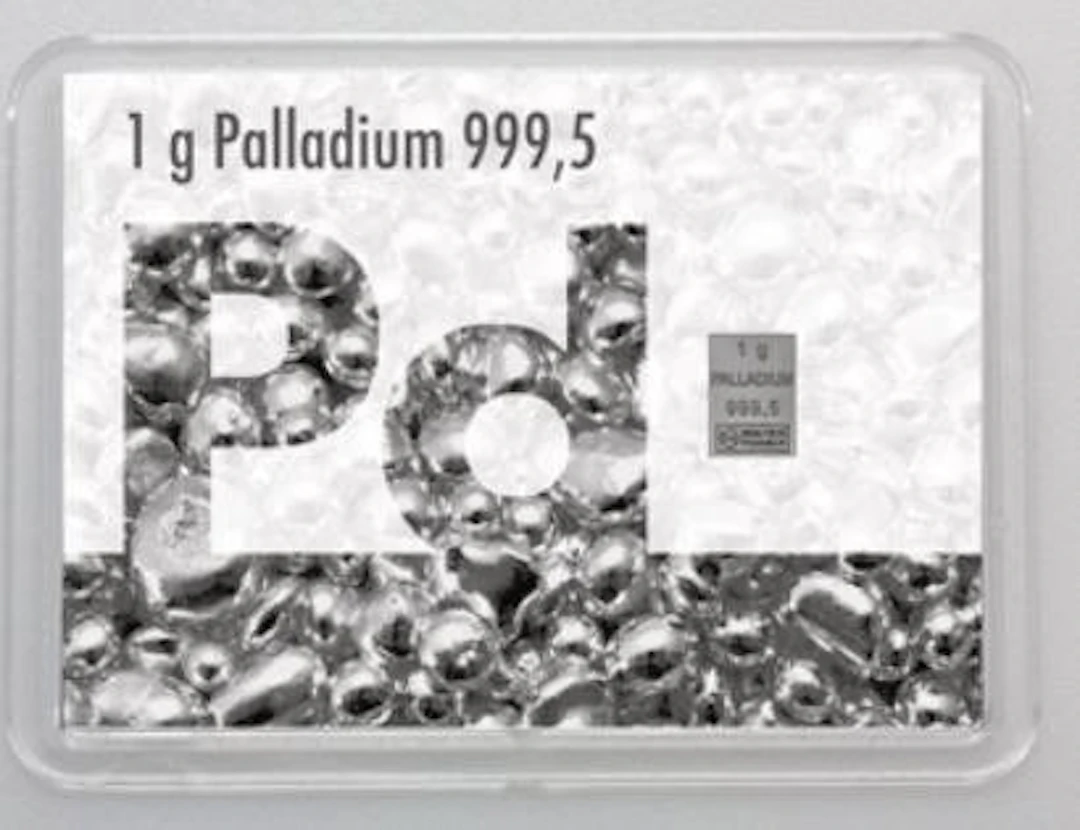 1 gram - Palladium - in a flip blister (No reserve price)