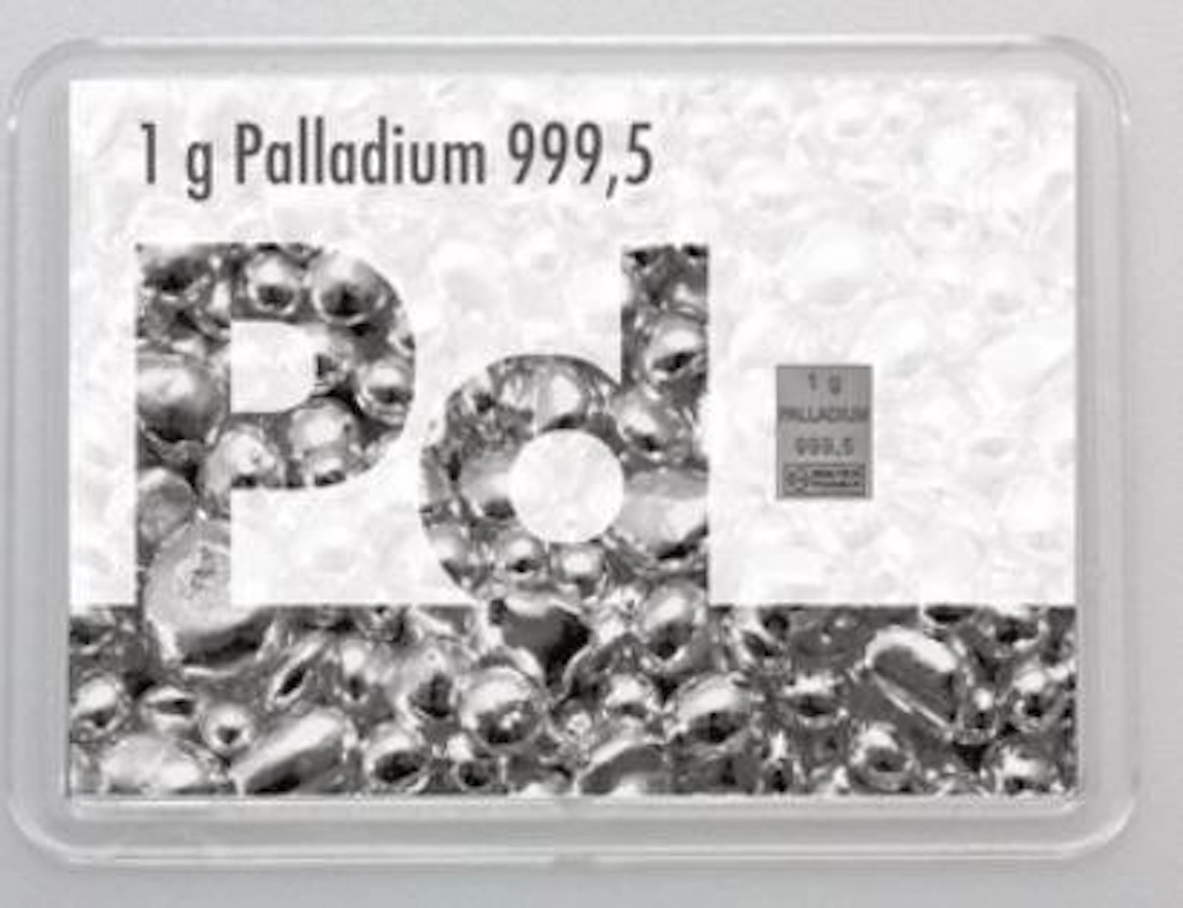 1 gram - Palladium - in a flip blister (No reserve price)