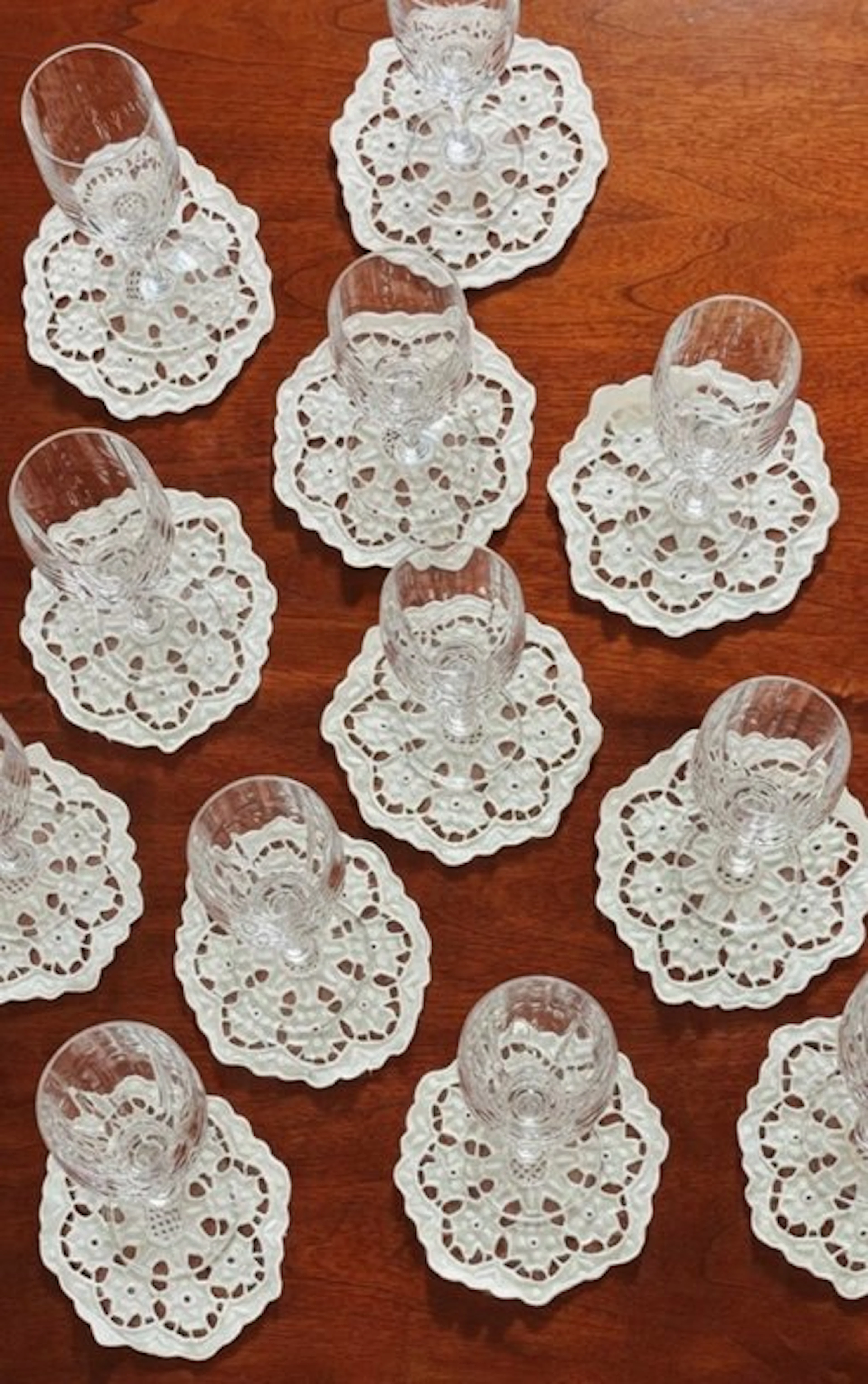 Embroidery (12) - 13 cm - 13 cm - ANTIQUE LACES