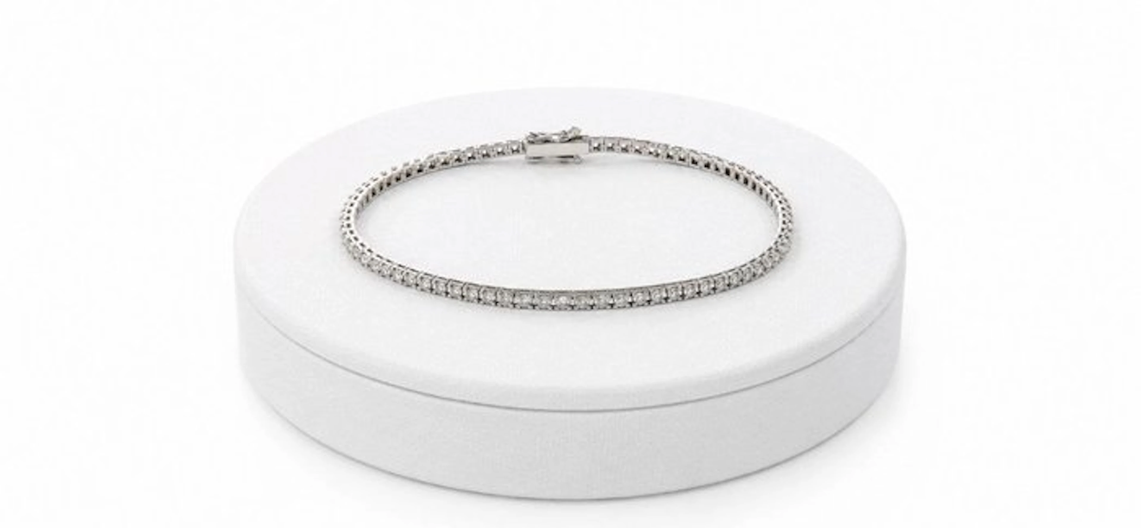 Tennis bracelet - 18 kt