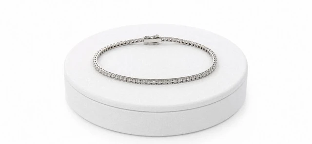 Tennis bracelet - 18 kt