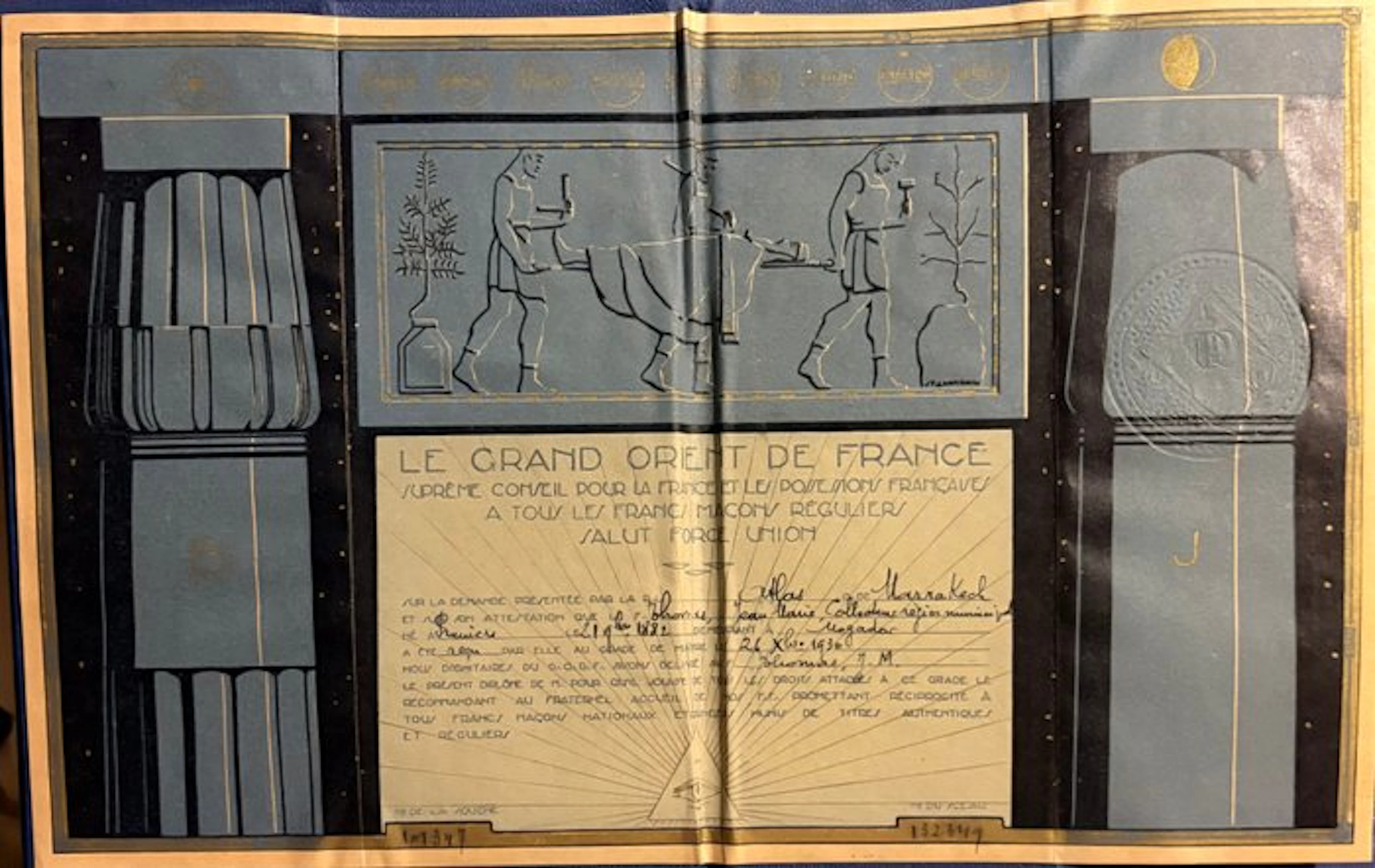 Document - Le grand orient de france - 1930