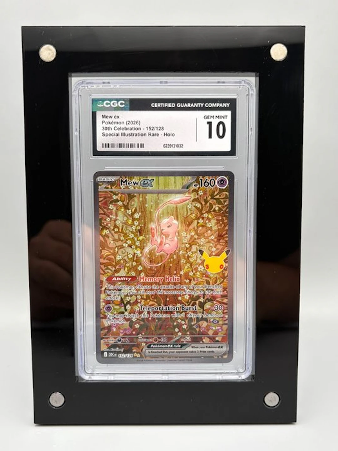 Pokémon - 1 Graded card - Mew ex - 30th Celebration...