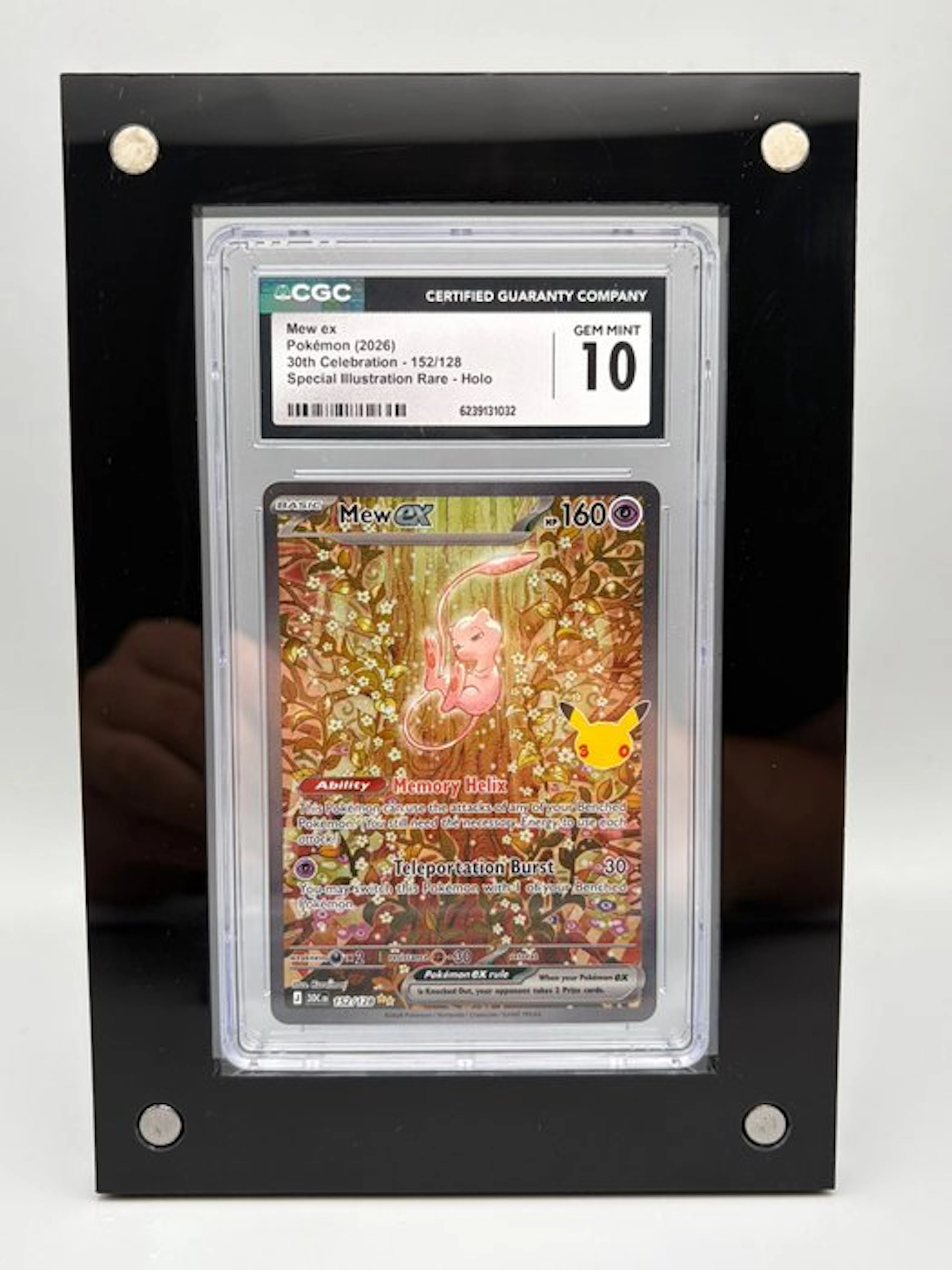 Pokémon - 1 Graded card - Mew ex - 30th Celebration...