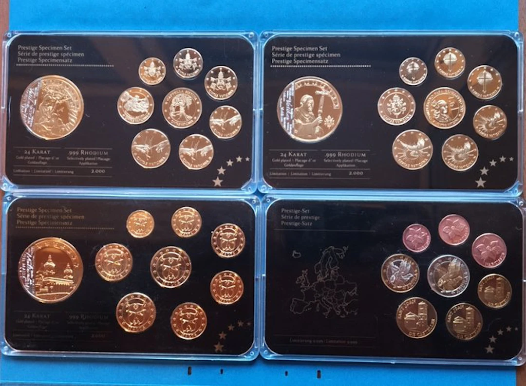 Malta, Vatican, Andorra. Probe Set 4x Prestige Specimen Set (No reserve price)