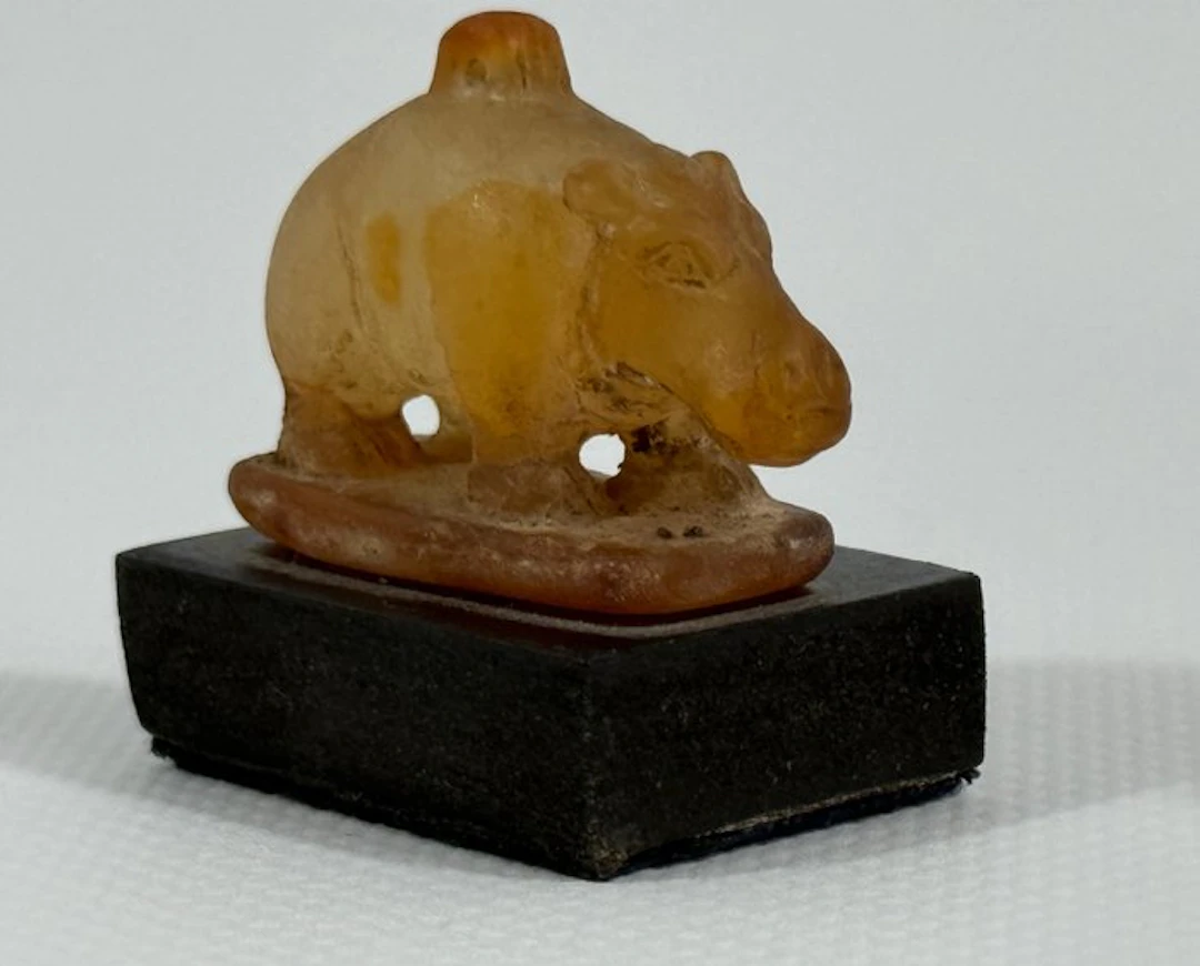 Ancient Egypt, Greco–Roman Period Carnelian Amulet
