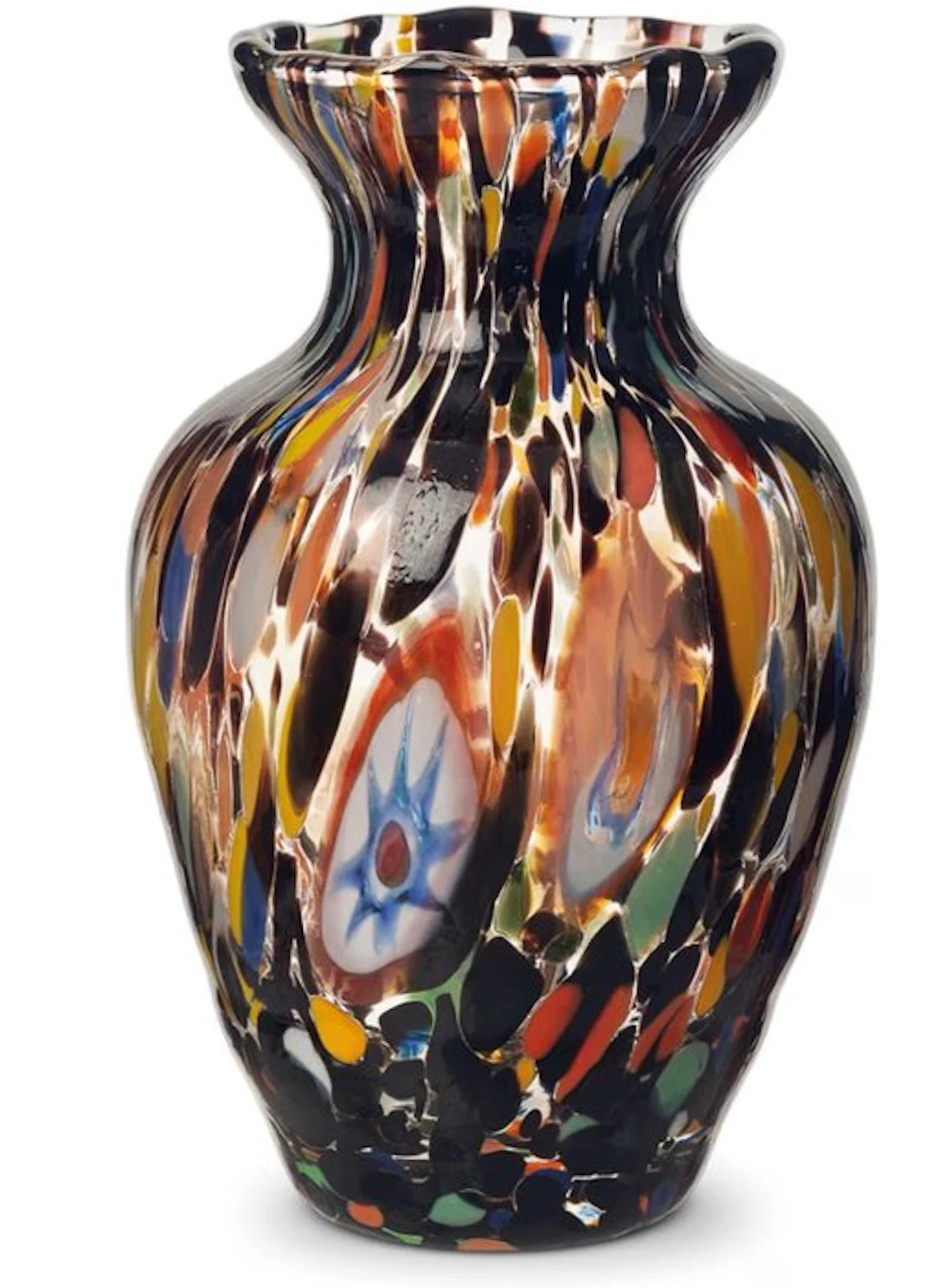 Vase - Hand-blown glass.