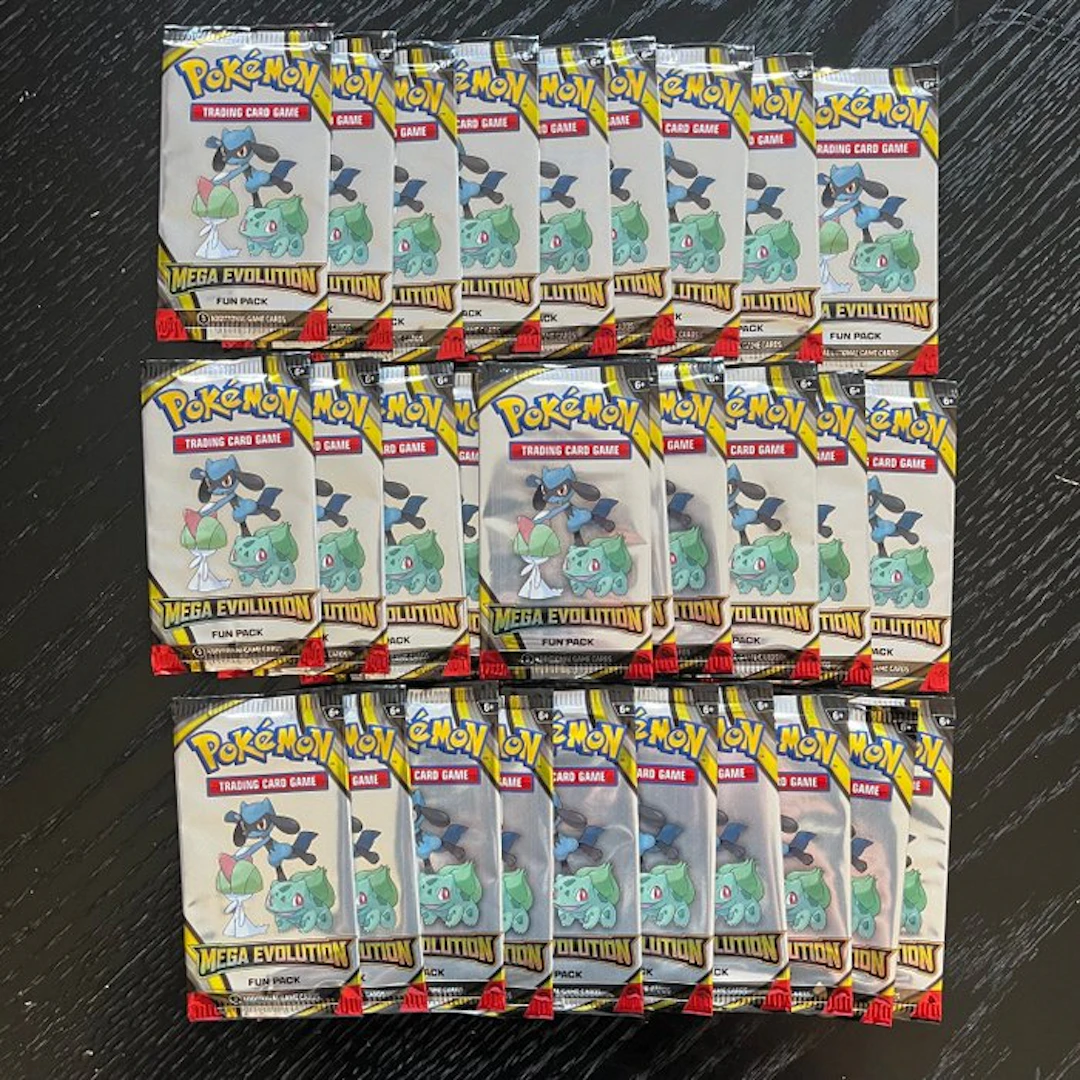 20 Booster pack MEGA EVOLUTION FUN PACK - FACTORY SEALED - UNWEIGHED