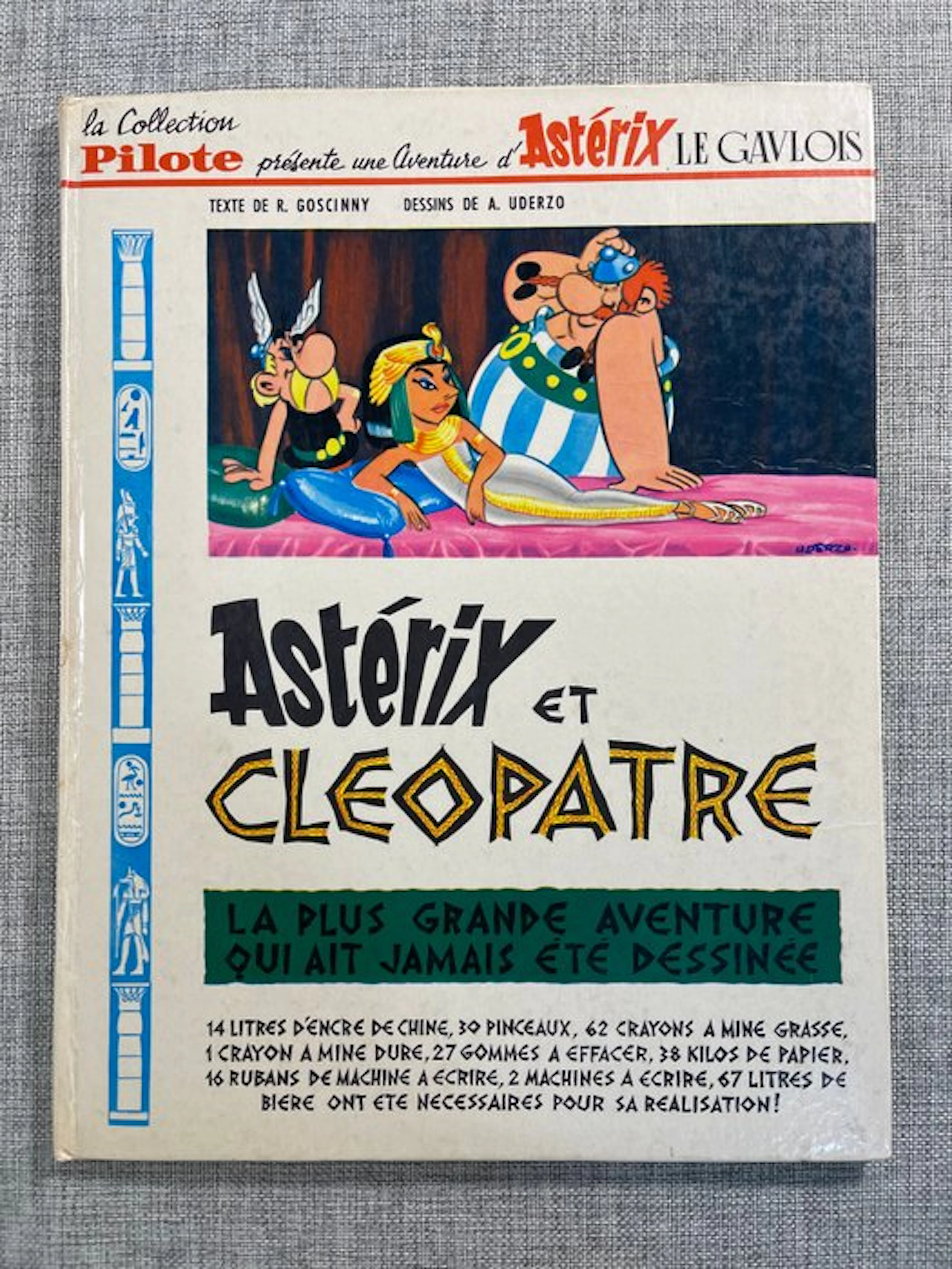 Asterix T6 - Astérix et Cléopâtre - C - 1 Album - First edition - 1965