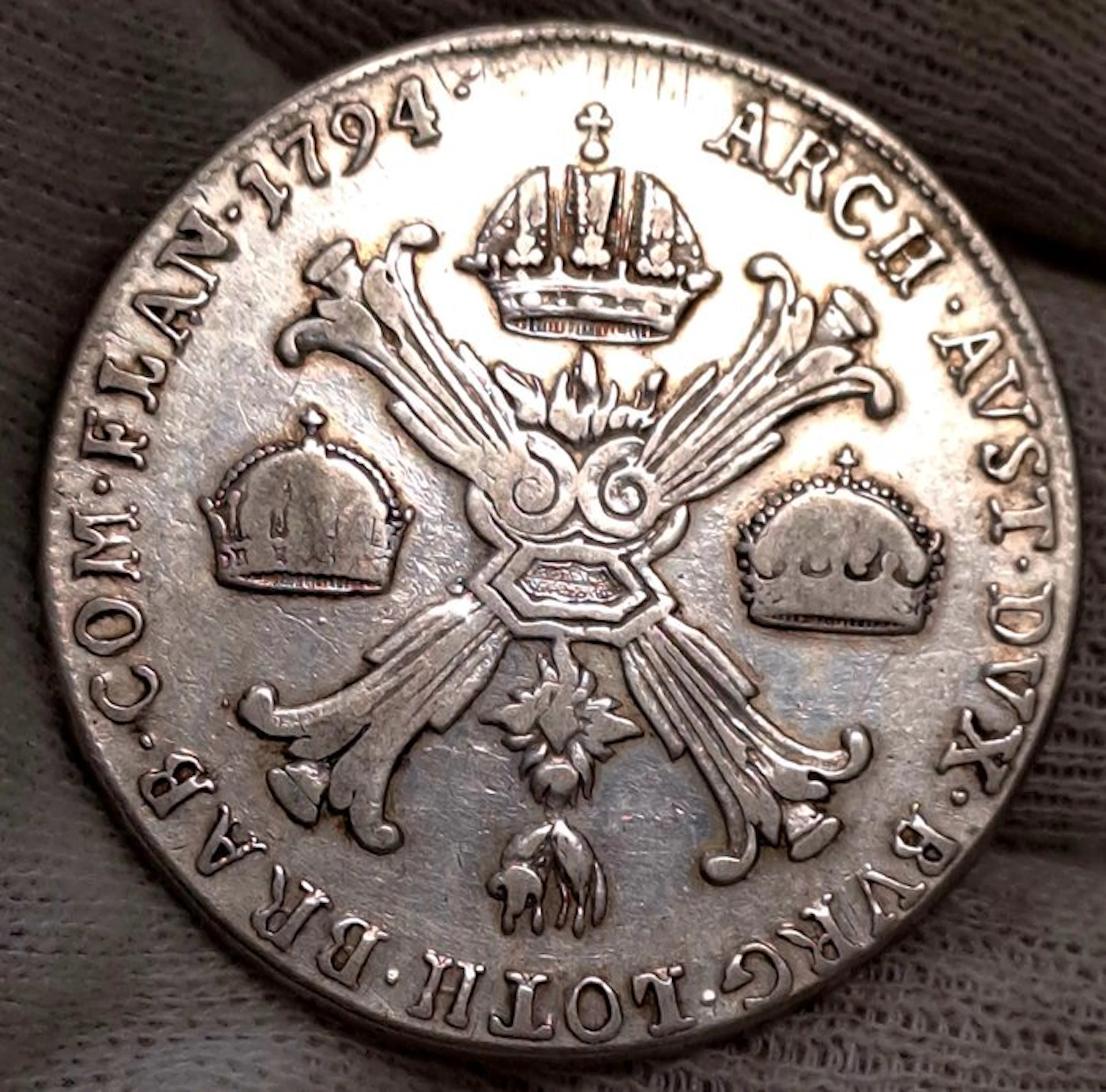Austrian Netherlands. Francesco II D'Asburgo. Crocione 1894 (No reserve price)