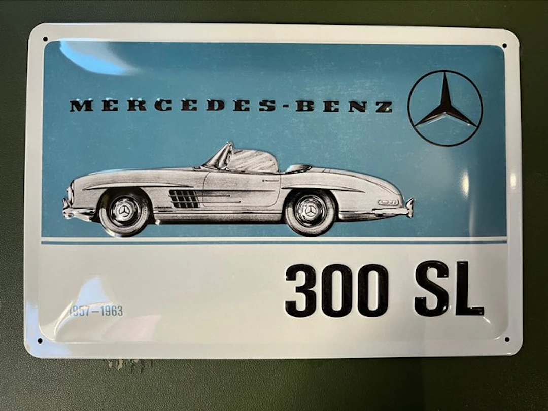 Mercedes-Benz - Mercedes-Benz 300 SL advertisement board - Sign -