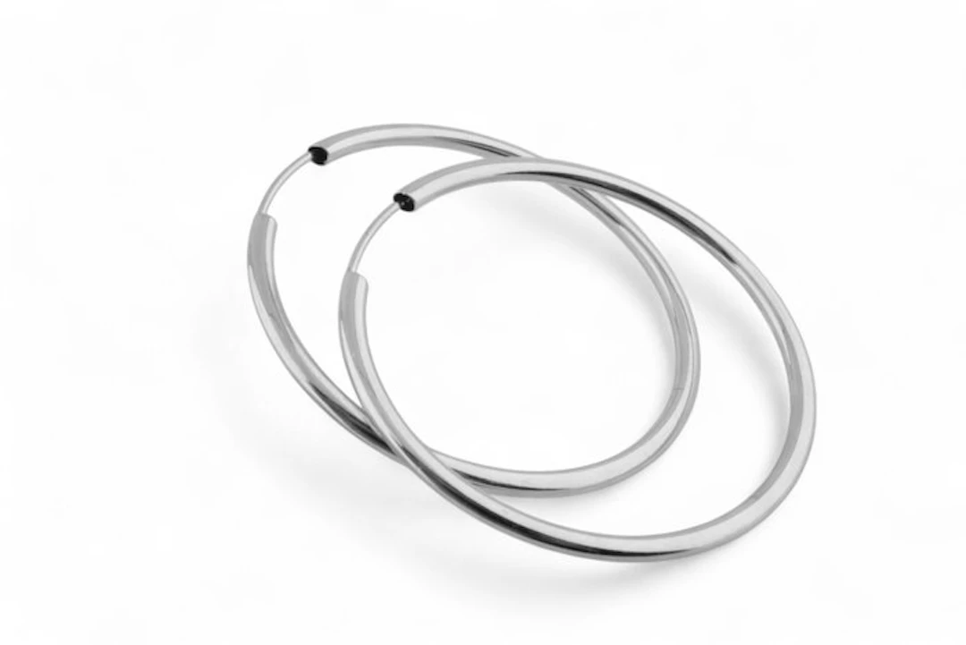 Earrings - 18 kt. White gold