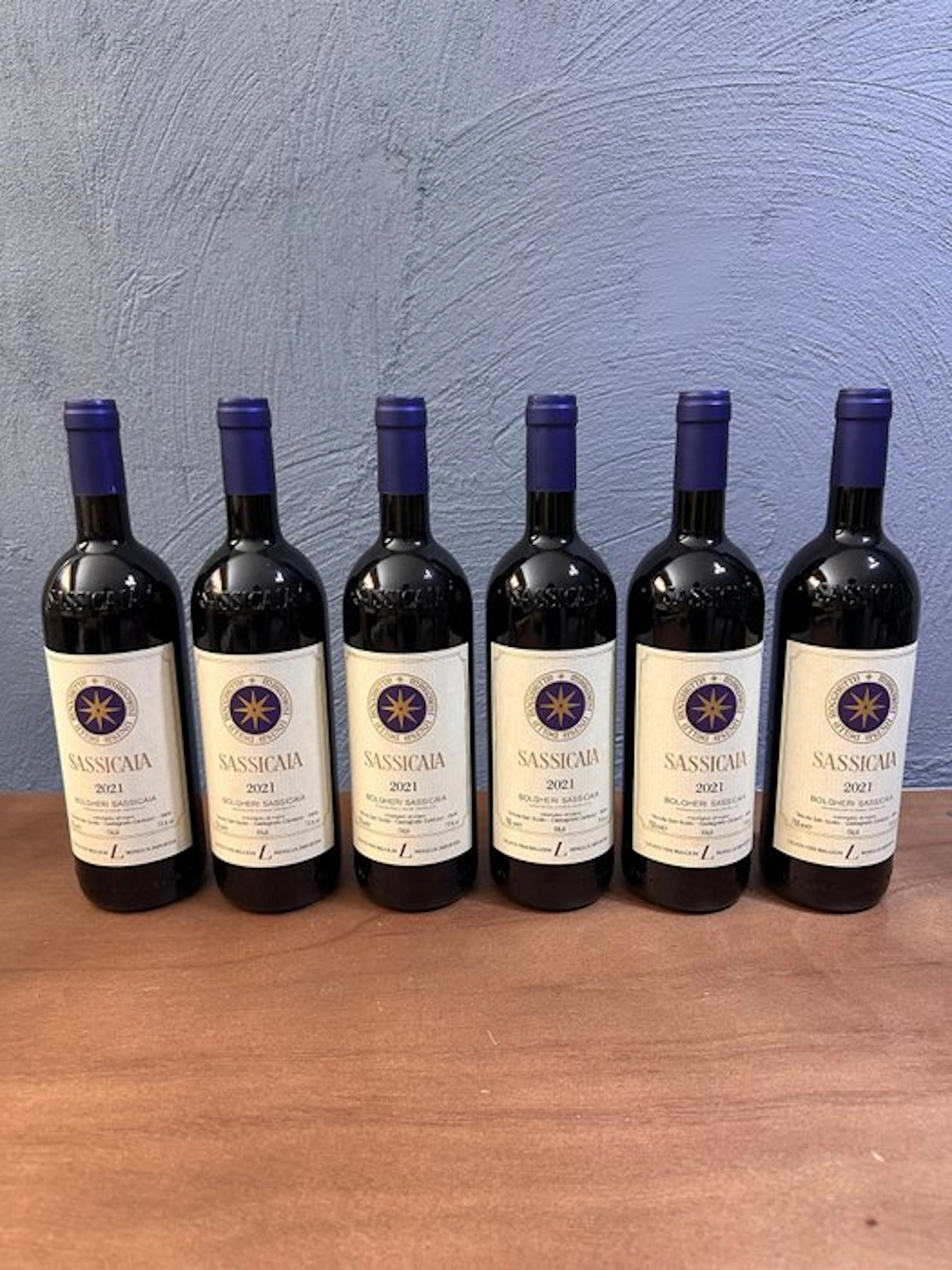 2021 Tenuta San Guido, Sassicaia - Bolgheri DOC - 6 Bottles (0.75L)