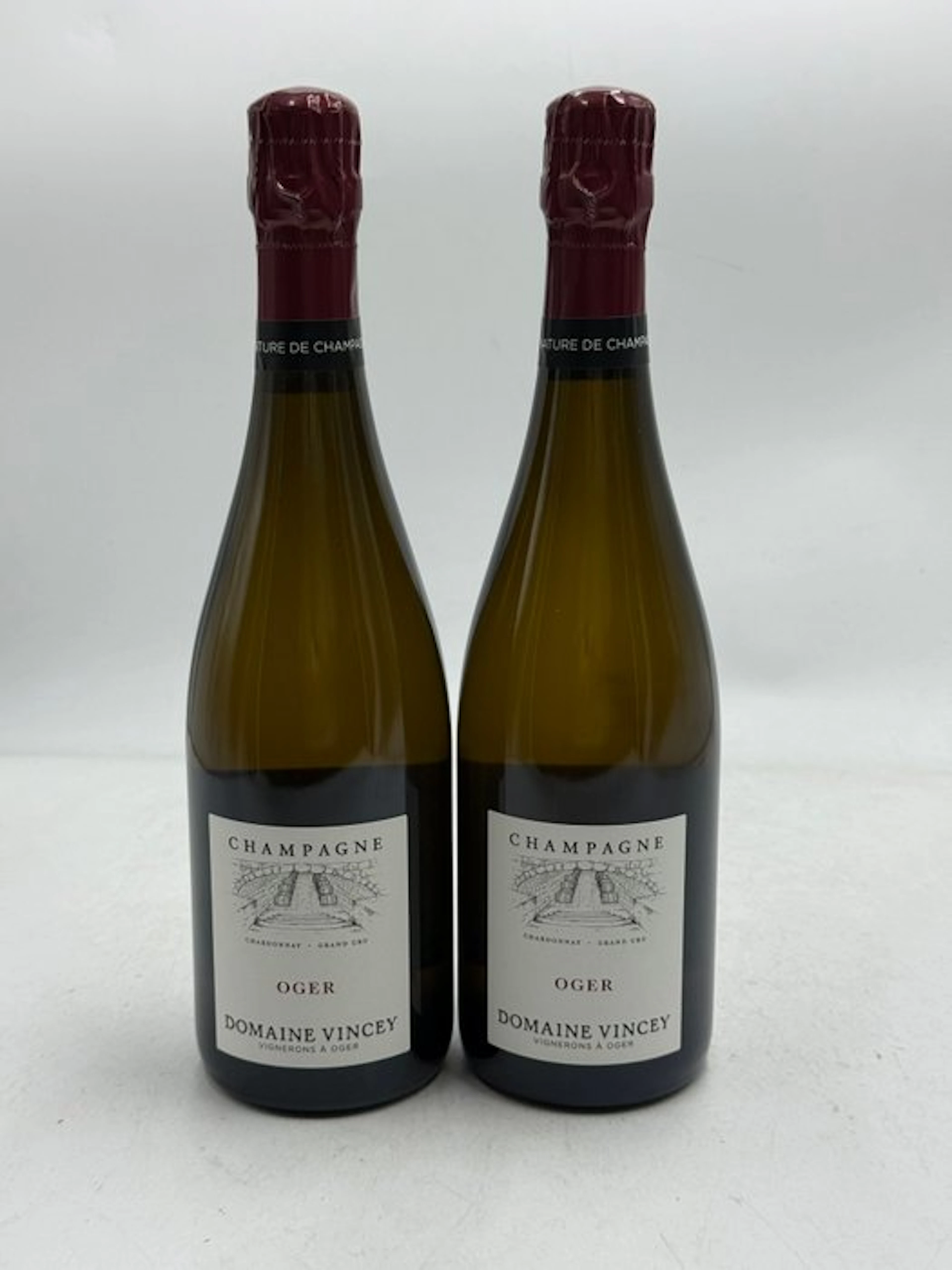 Domaine Vincey, Oger - Champagne Grand Cru - 2 Bottles (0.75L)