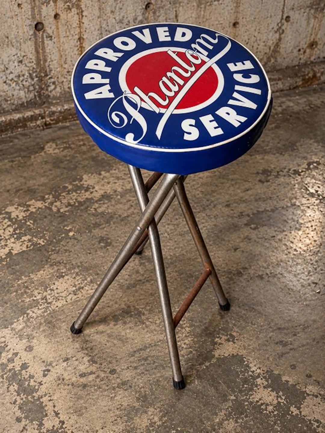 Stool - Metal, Leather - Phantom Stool