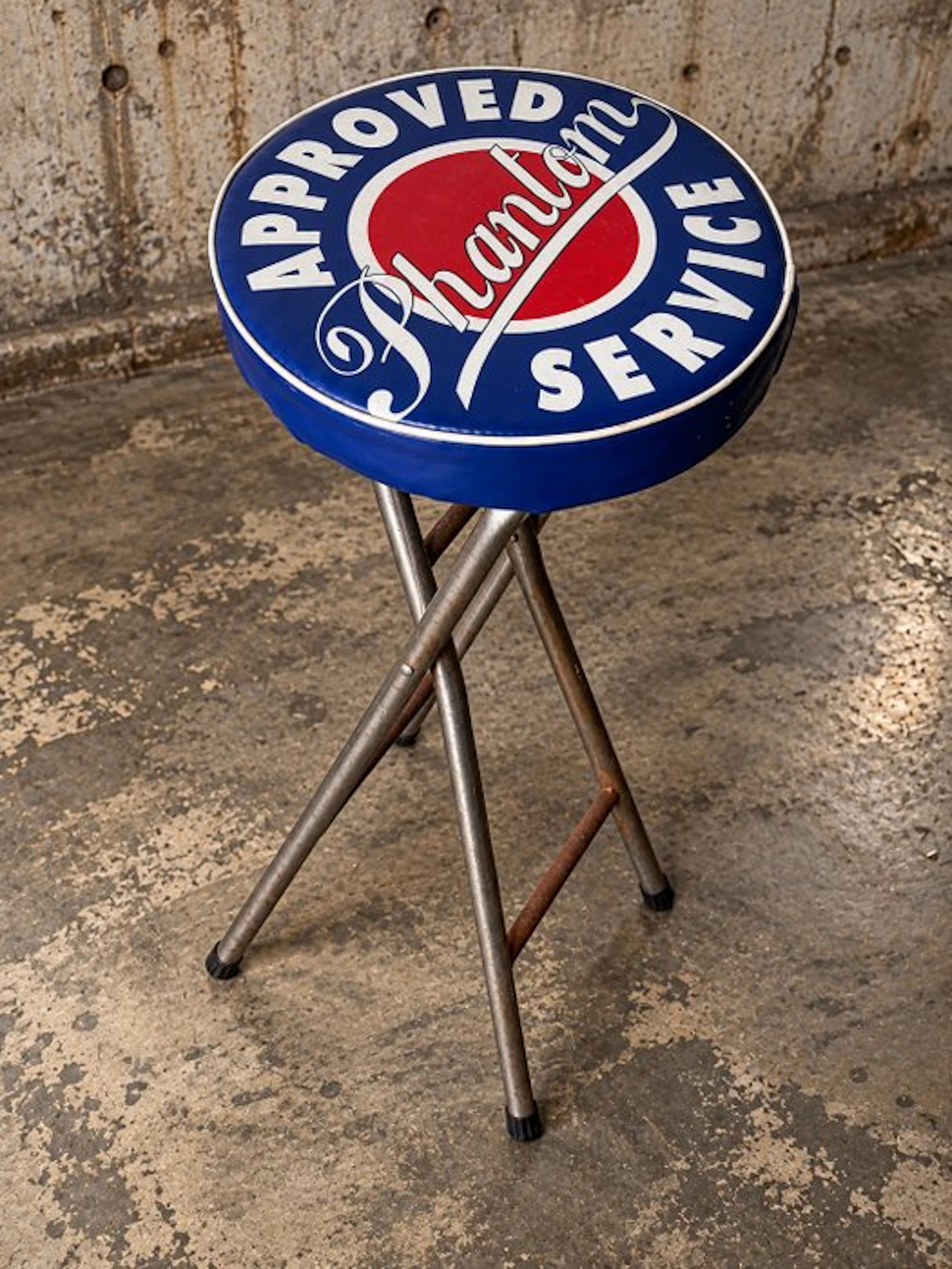 Stool - Metal, Leather - Phantom Stool