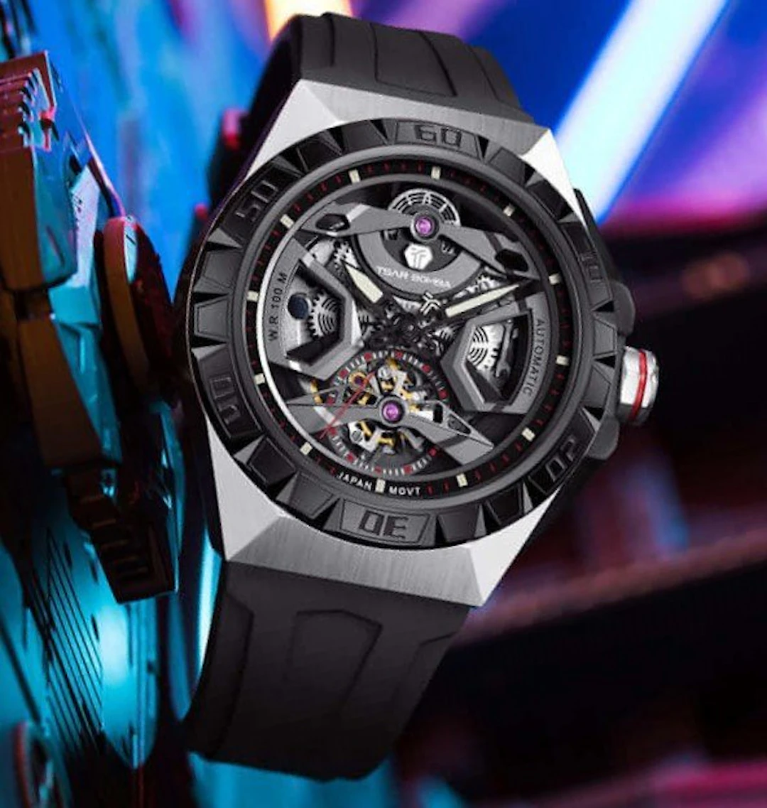 Tsar Bomba - Automatic - Sapphire - Open Heart Spinner...