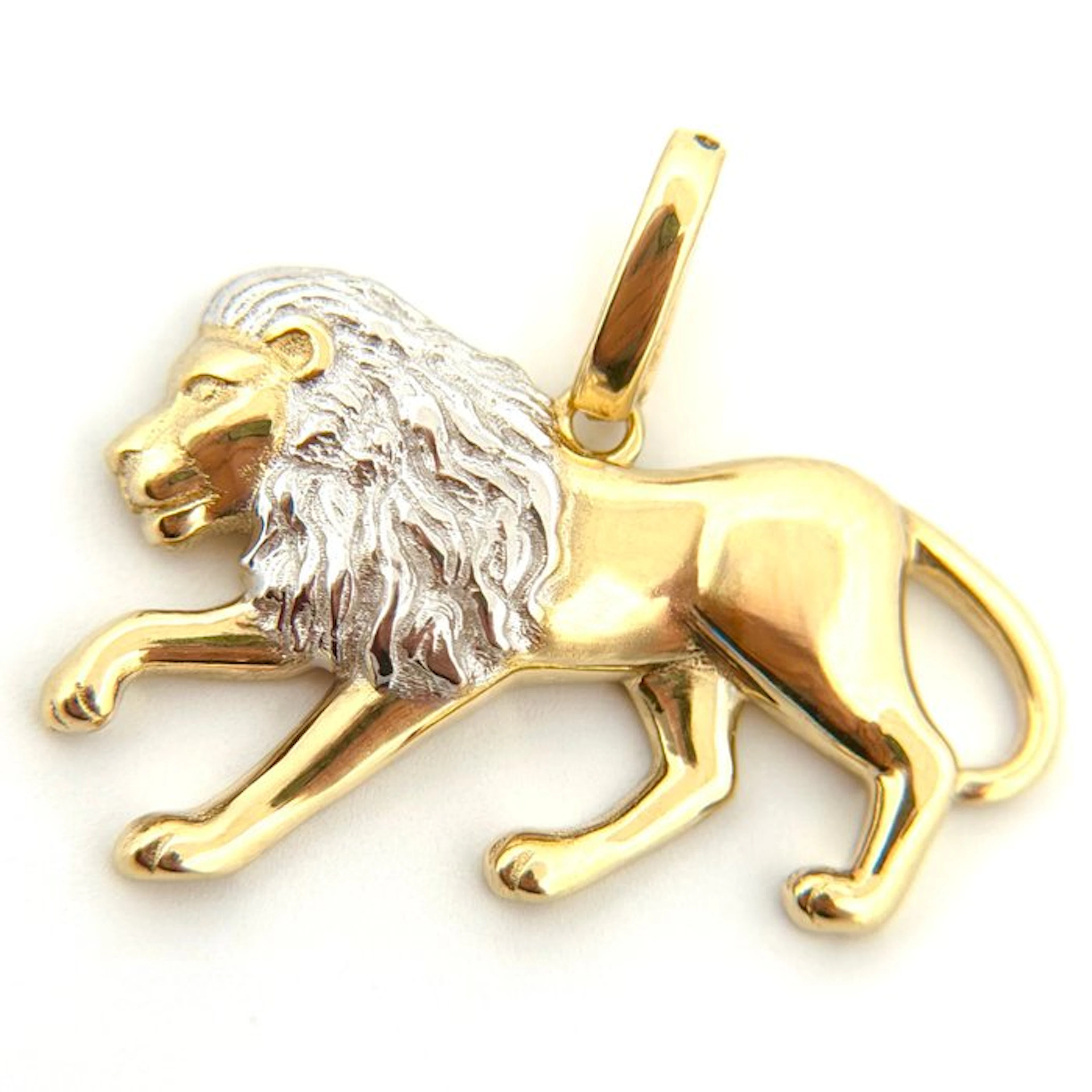 Pendant - 18 kt. Yellow gold, White gold - Leone