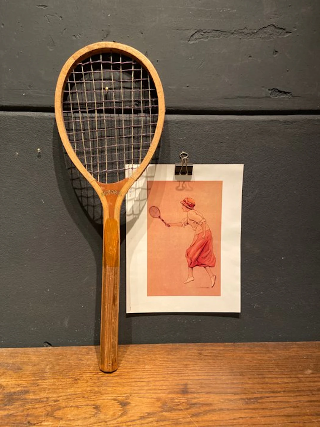 Antique children's tennis racquet - children's tennis racket - Victoria - RARE