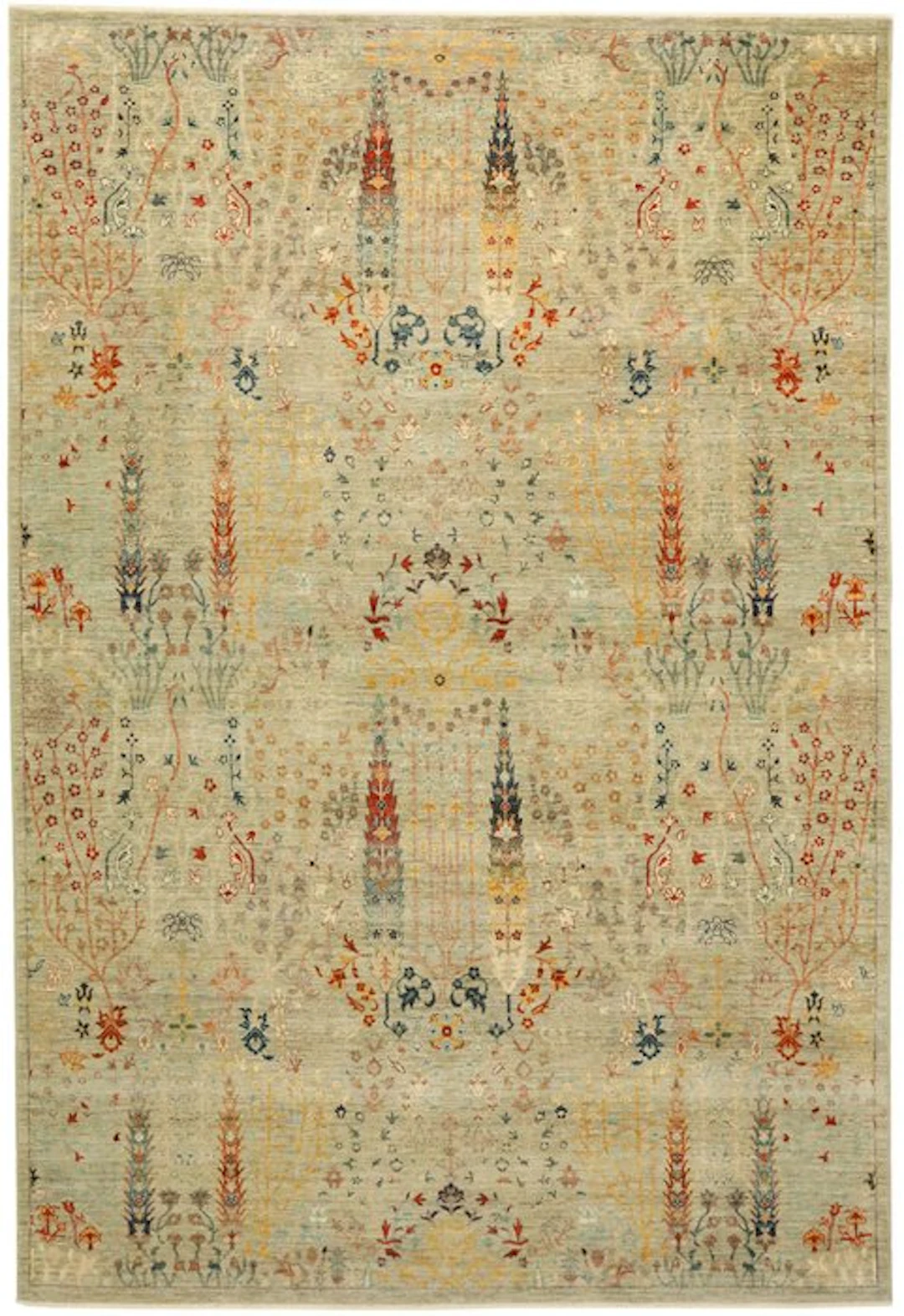 Hand-knotted designer rug – Very fine – Tree of Life...