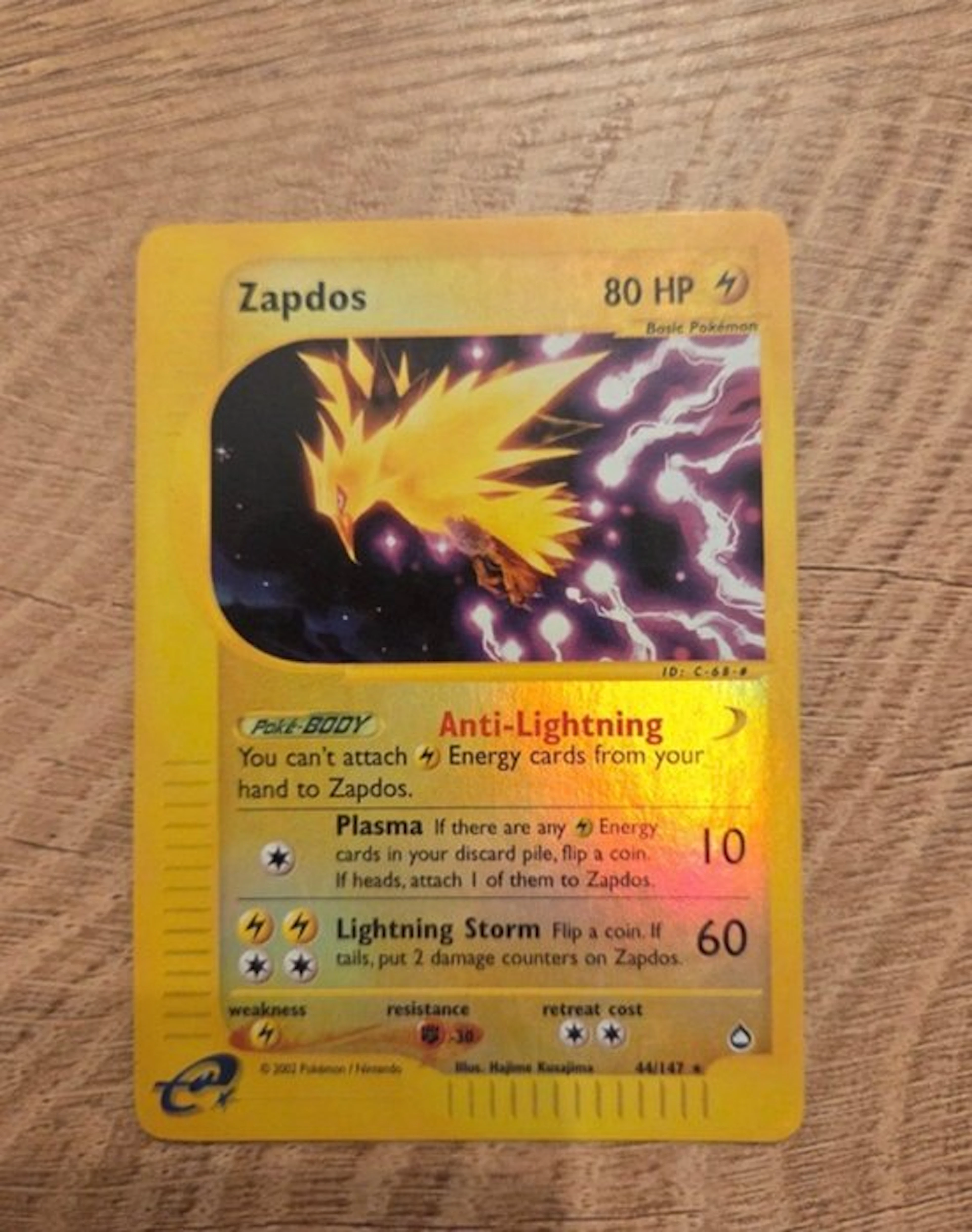 Pokémon - 1 Card - Zapdos 26/144 Holo - Various sets
