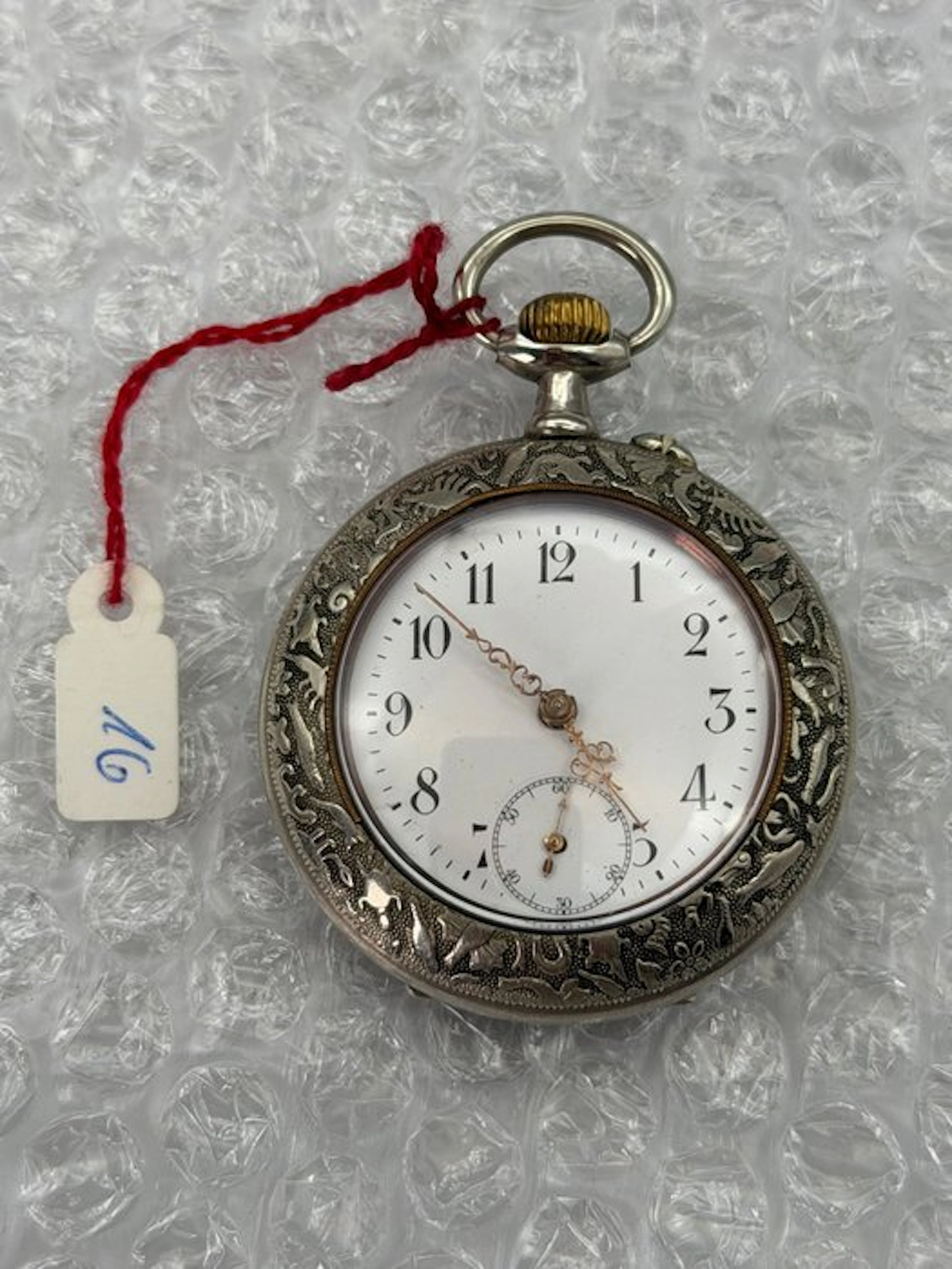 Friede - Antique Pocket Watch – Ornate Animal & Floral...
