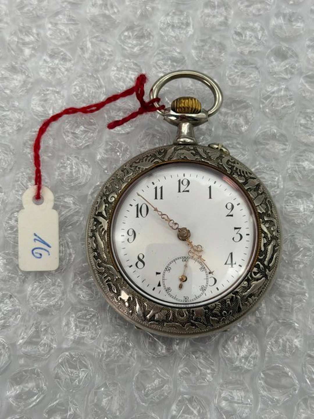 Friede - Antique Pocket Watch – Ornate Animal & Floral...