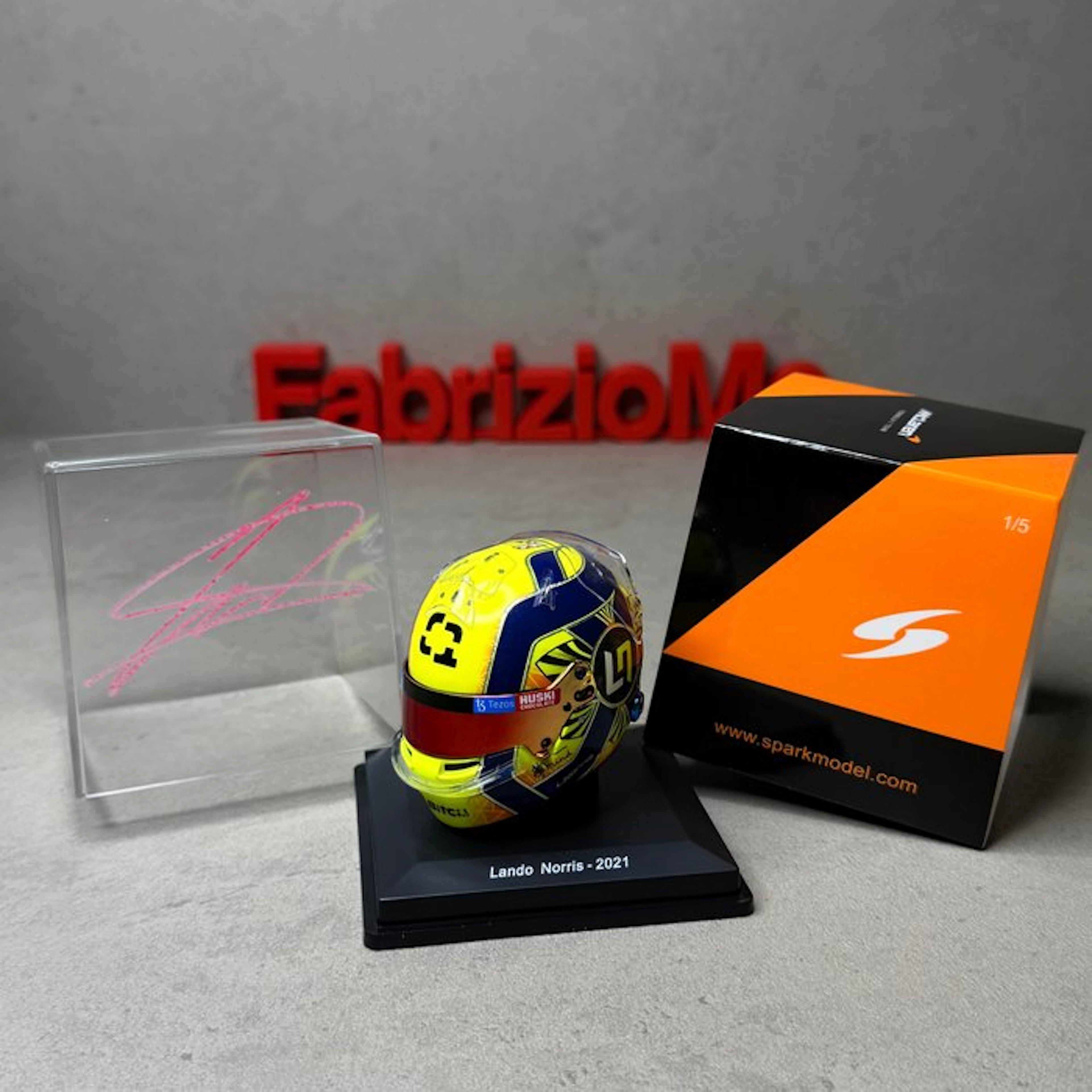 Mclaren - Season Helmet - Lando Norris - 2021 helmet - 2021 - 1:5 scale helmet