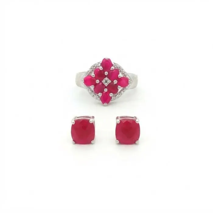 No reserve price - 2 piece jewellery set Silver - 8.98ct