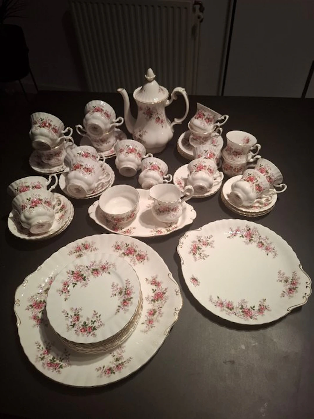 Royal Albert - Coffee set (34) - Lavender Rose - Porcelain