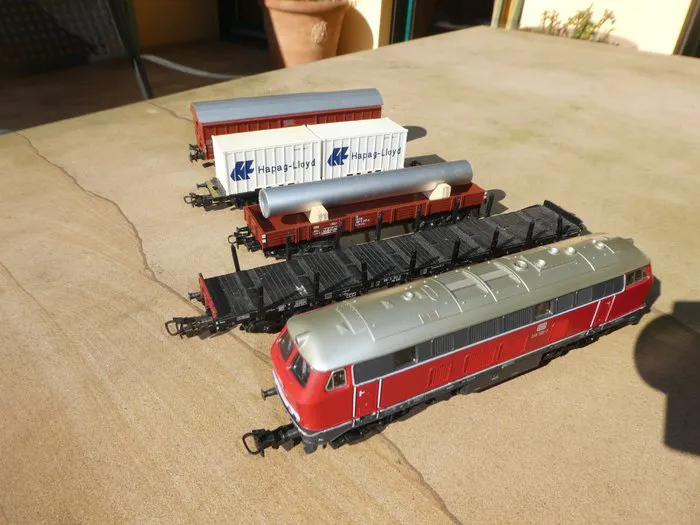 Märklin H0 - 3075/4460/4473/4659/4663 - Train set (5) - Freight train ...