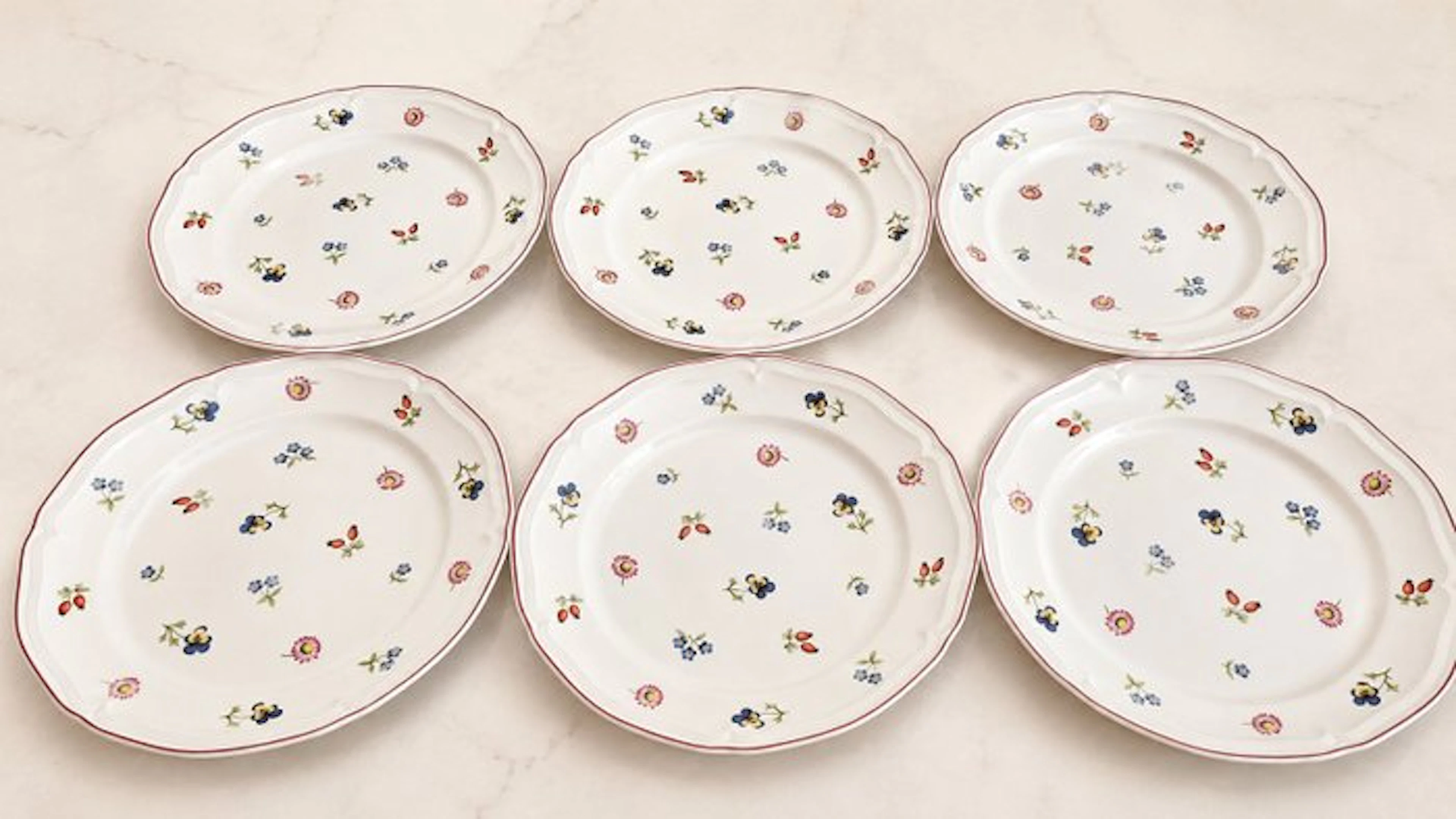 Villeroy & Boch - 6 Grandes Assiettes - Table service for...