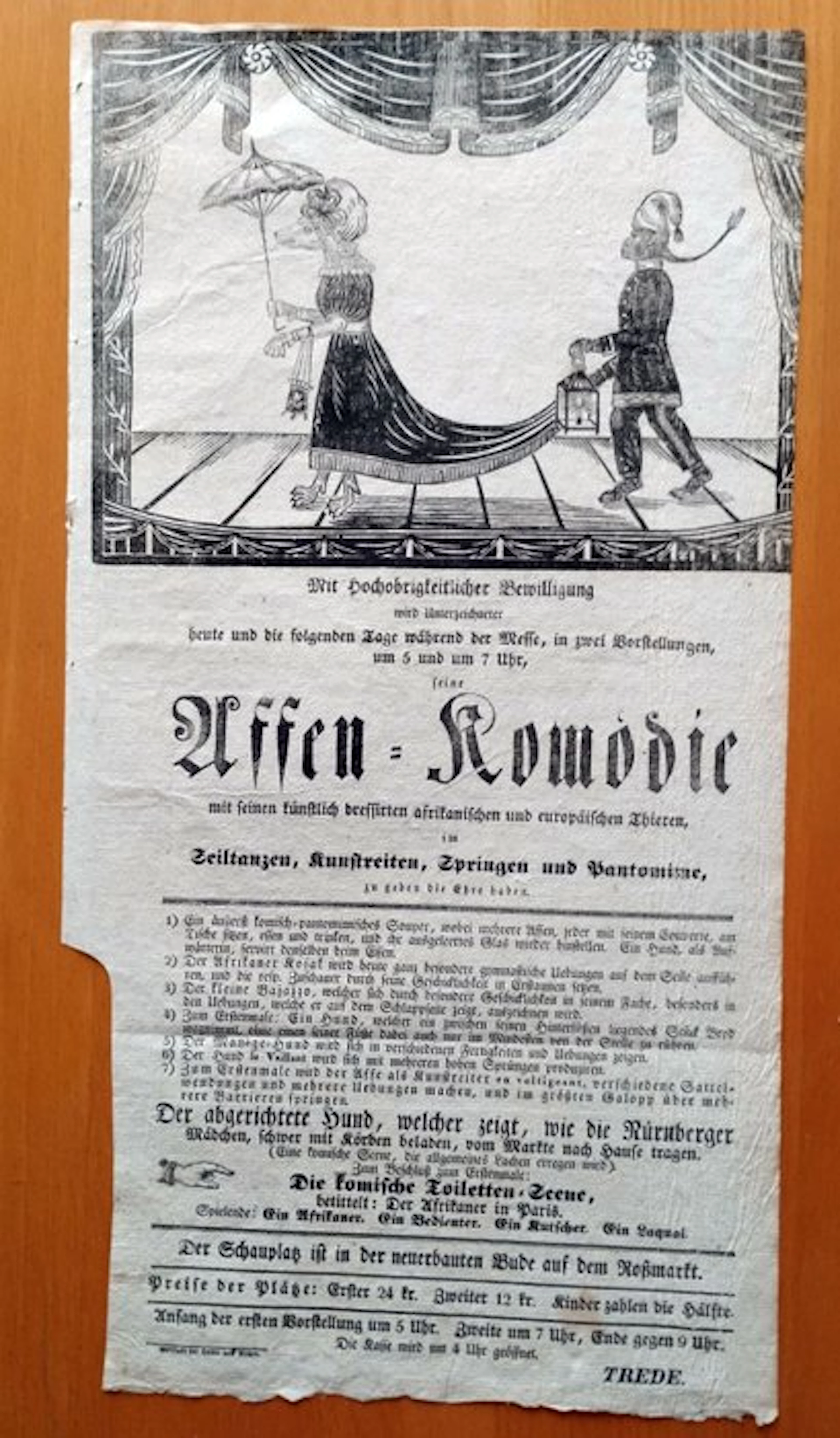 Affenkomödie. - 1835