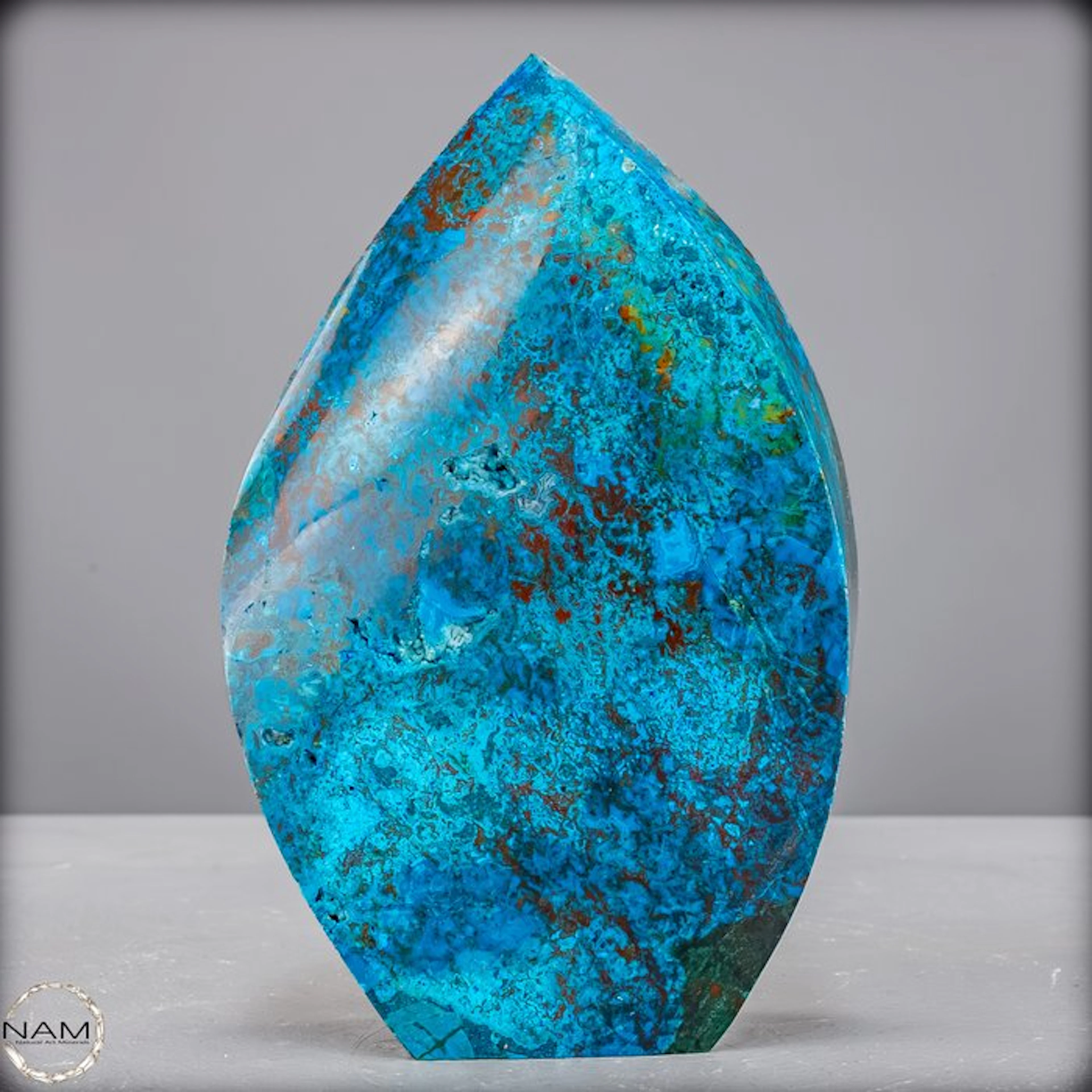 Malachite with Chrysocolla freeform – gemstone of the...