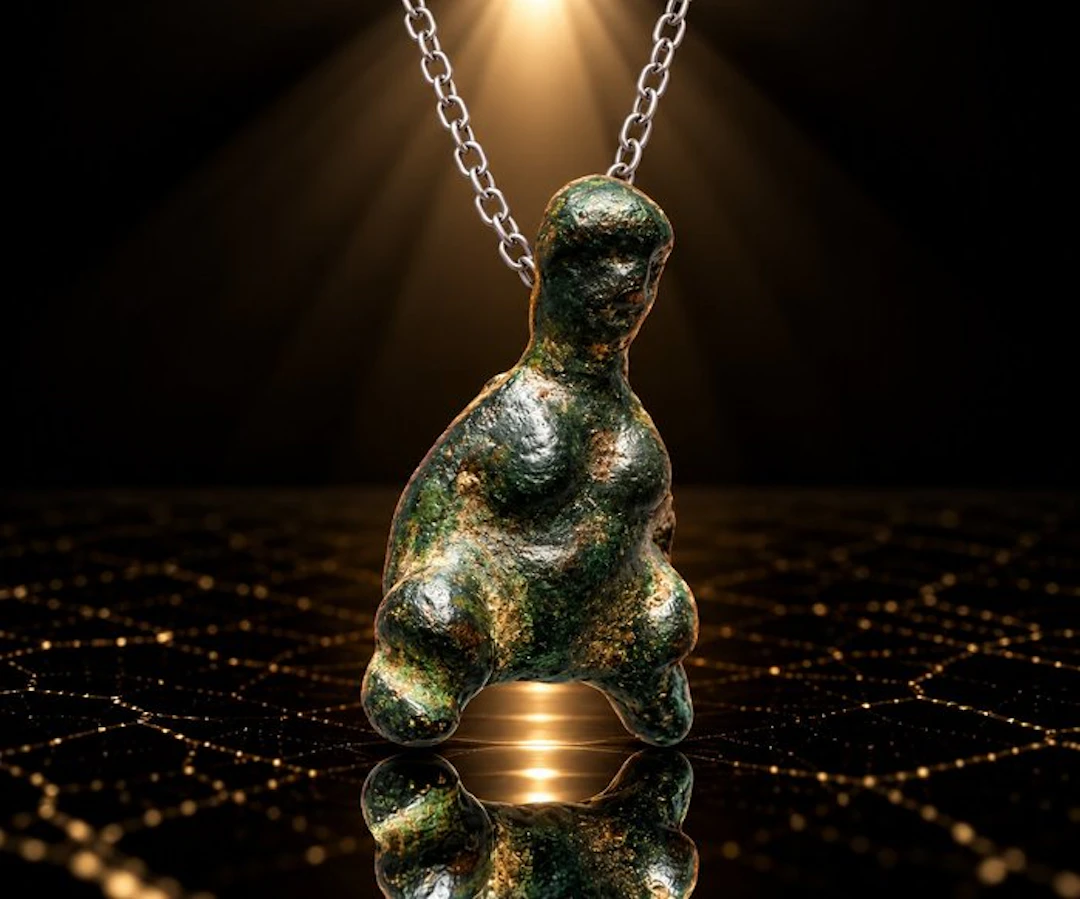 Roman Empire Bronze “The Sacred Talisman of Fertility” —...