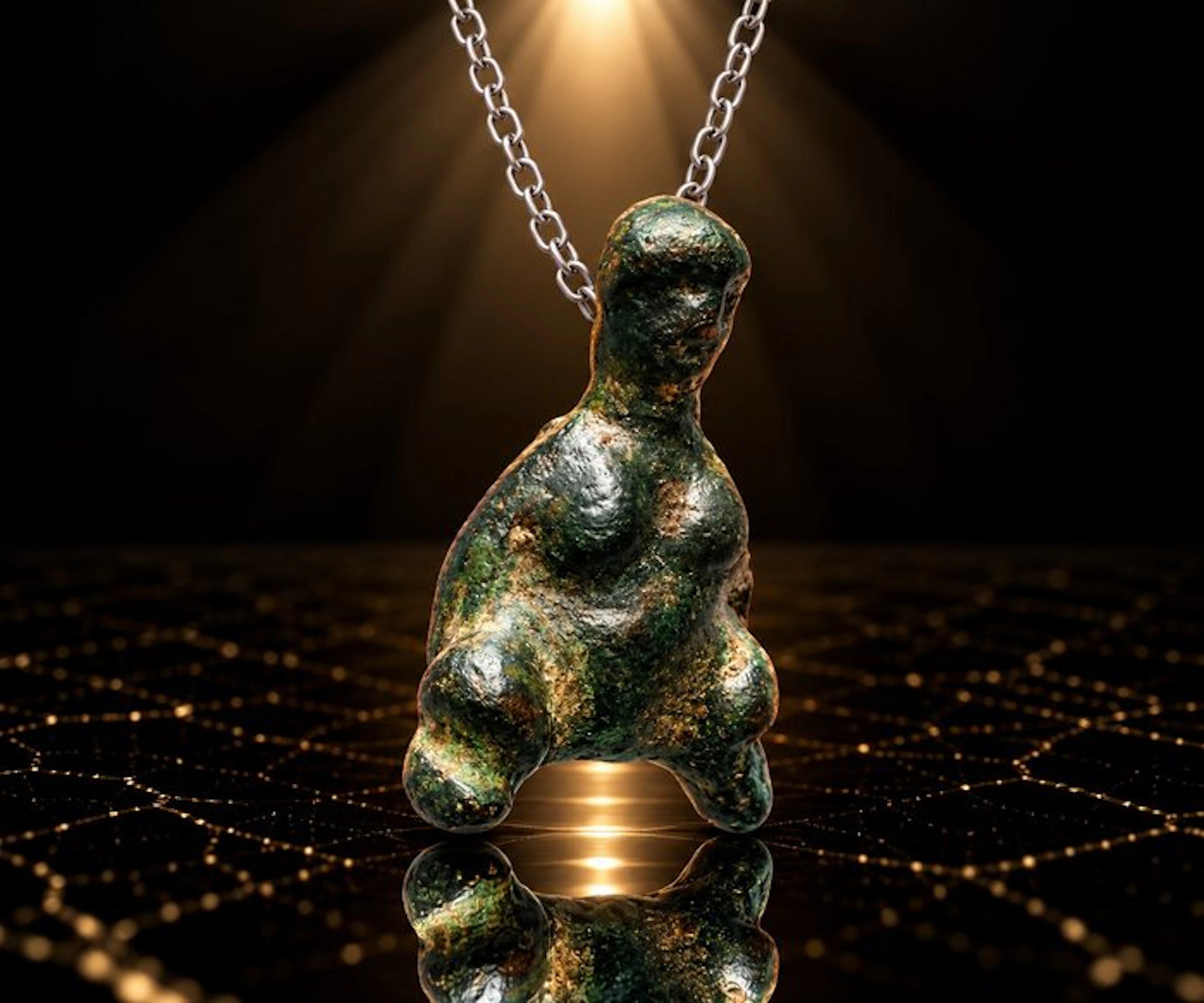 Roman Empire Bronze “The Sacred Talisman of Fertility” —...