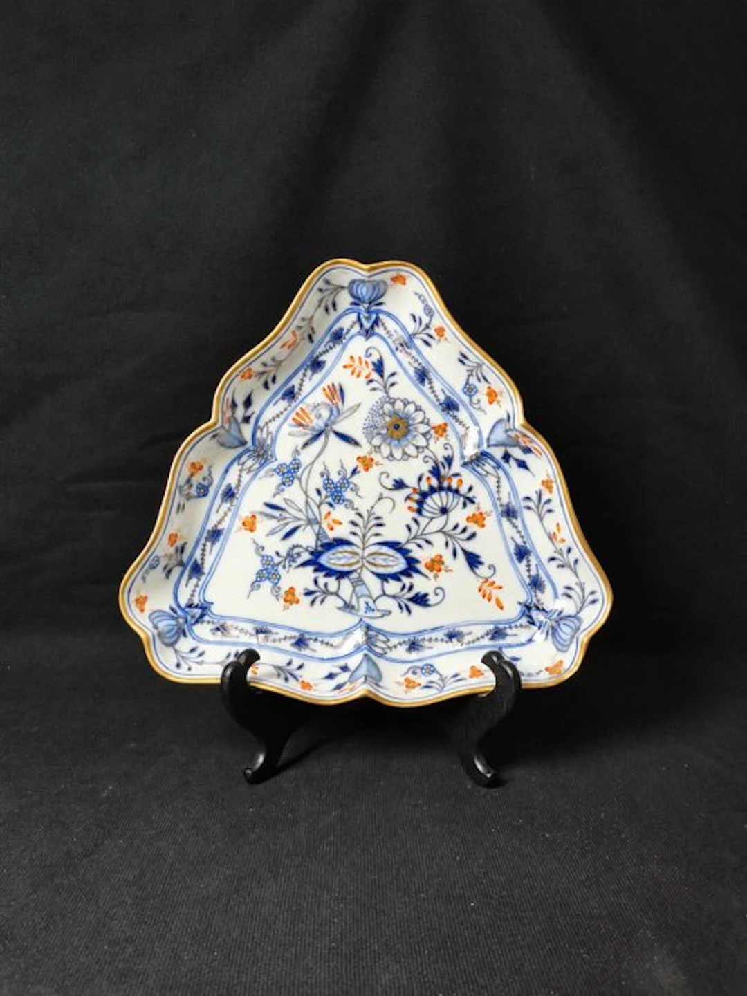 Meissen - Ricca Nobile Cipolla Blu rossa e oro - Ciotola...