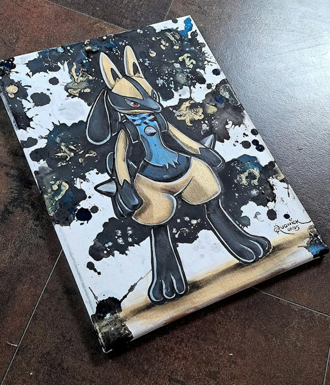 Christina Rudnick (1985) - Pokémon Lucario Gold Original...