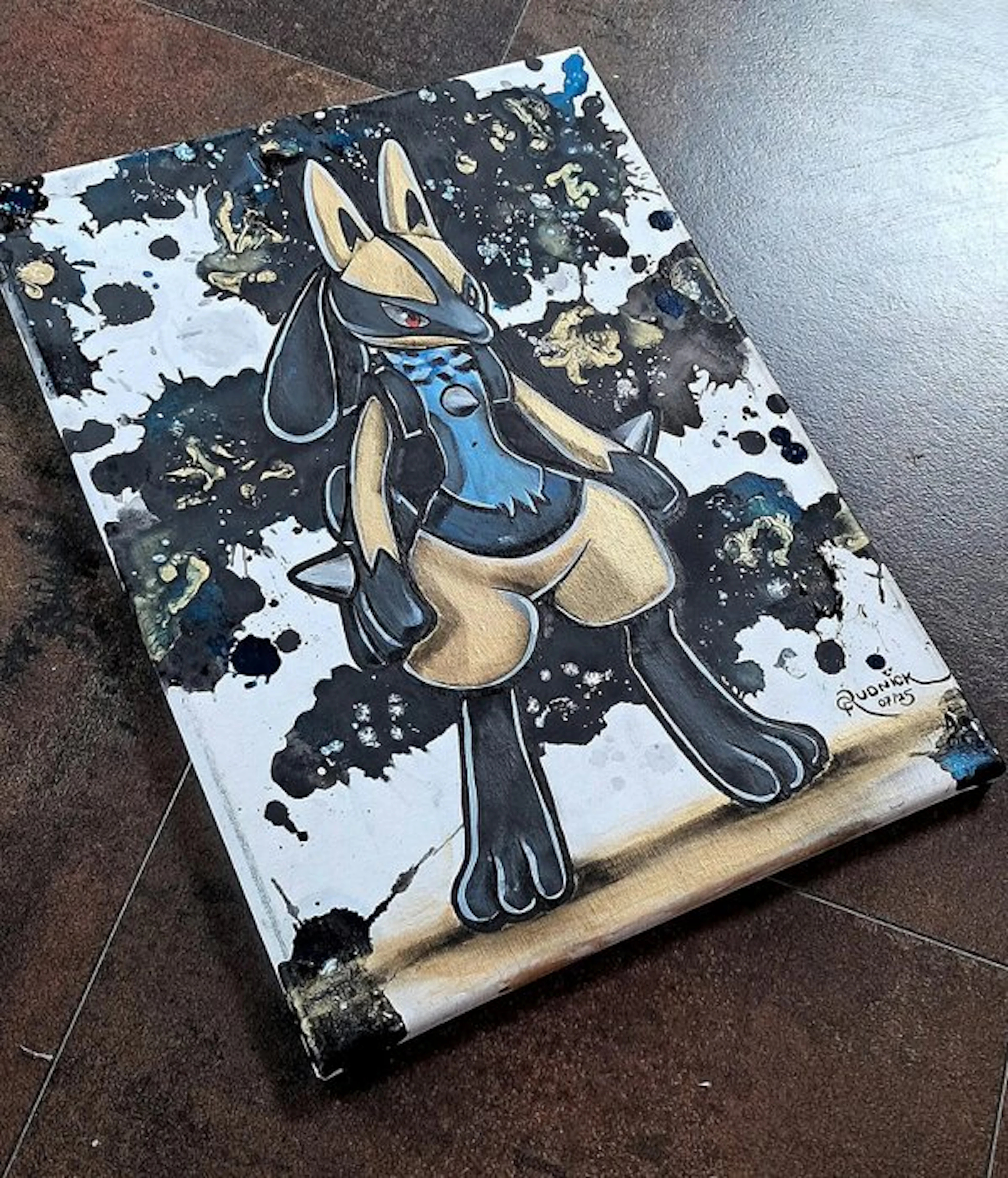Christina Rudnick (1985) - Pokémon Lucario Gold Original...