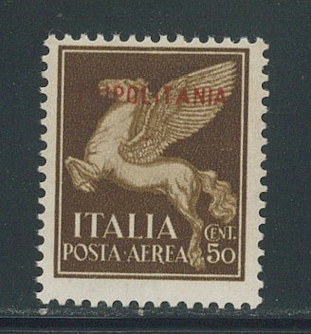 Italian Tripolitania - 50 c. Bruno Sovr., P.A. No. 8.