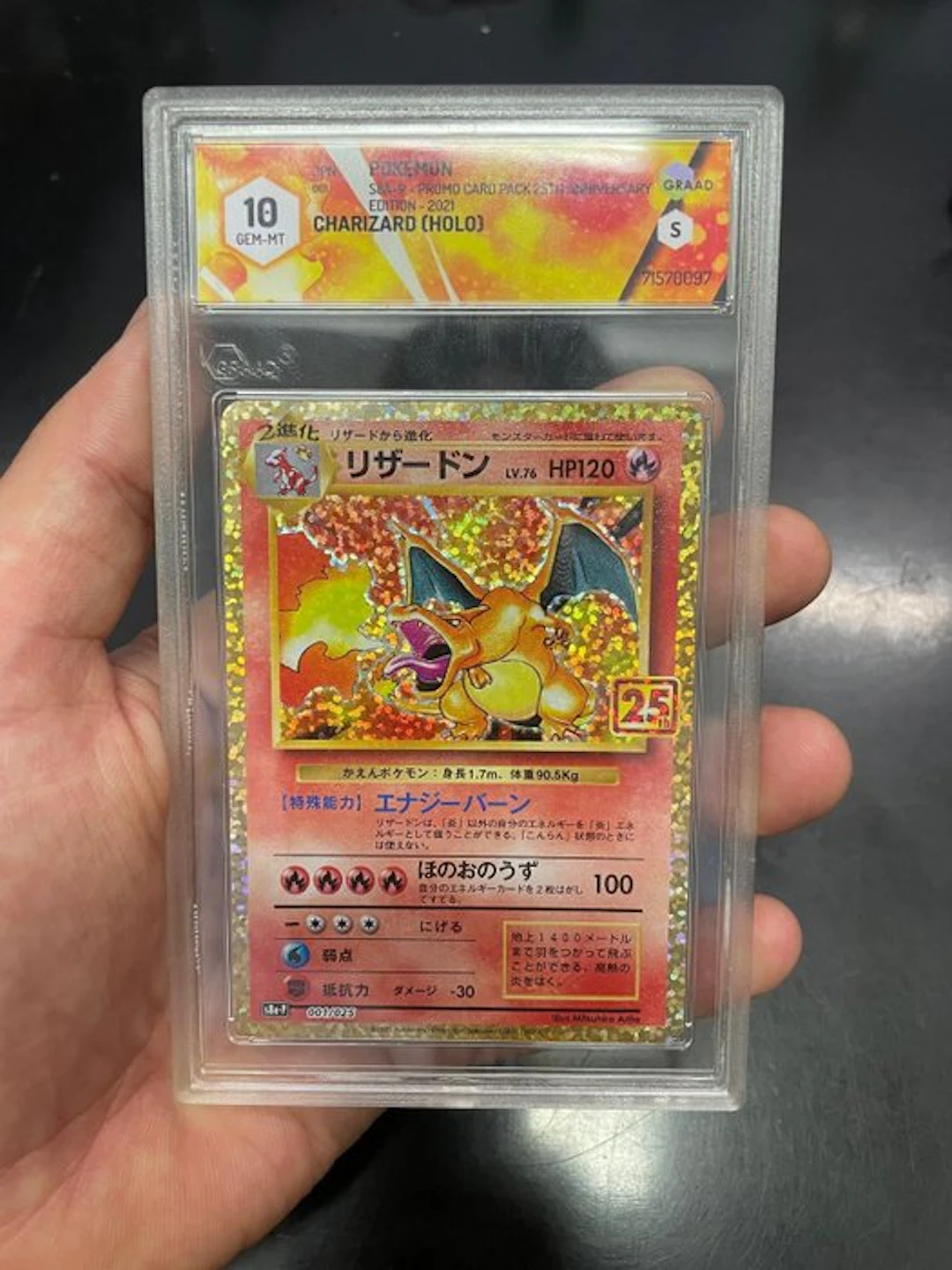 Pokémon - 1 Graded card - Charizard Holo - Graad 10...
