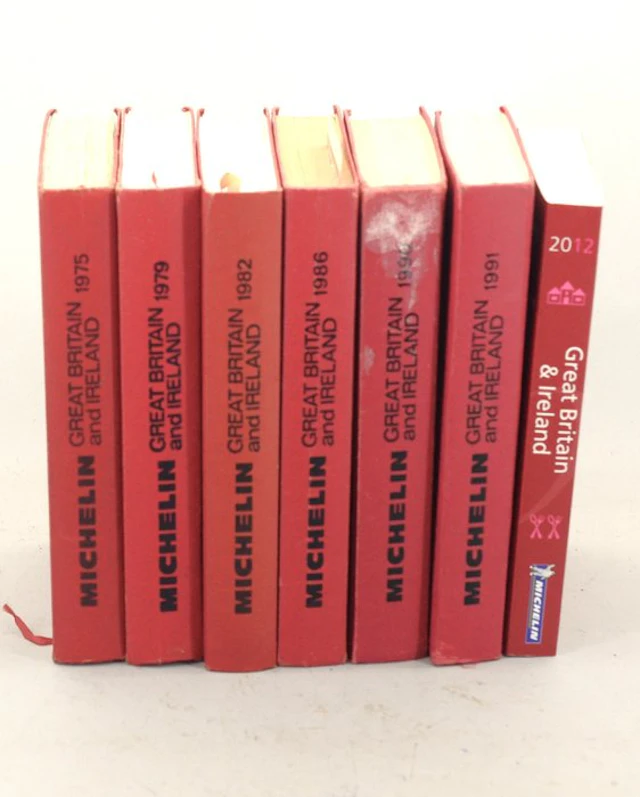 Michelin - 7x Guide Rouge Groot Brittannië en Ierland - 1975-2012