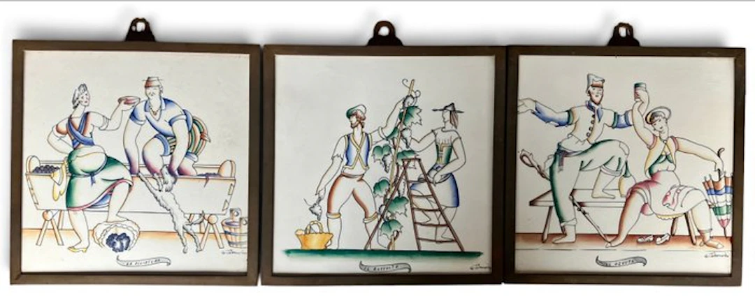 Art Deco Tile (3) - Richard Ginori - Gio Ponti - Art Deco...
