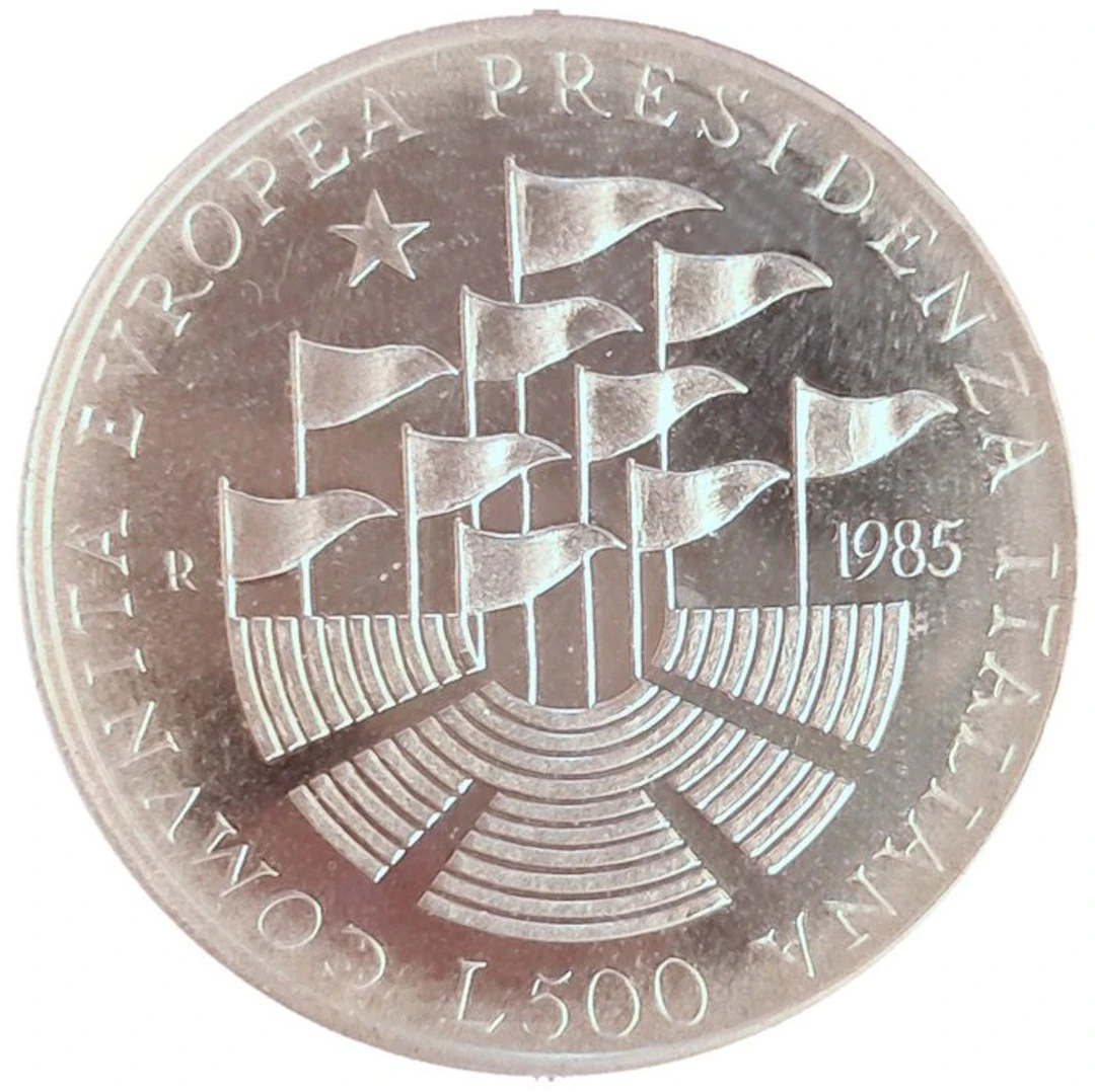 Italy, Republic 500 Lire 1985 Presidenza Italiana (No reserve price)