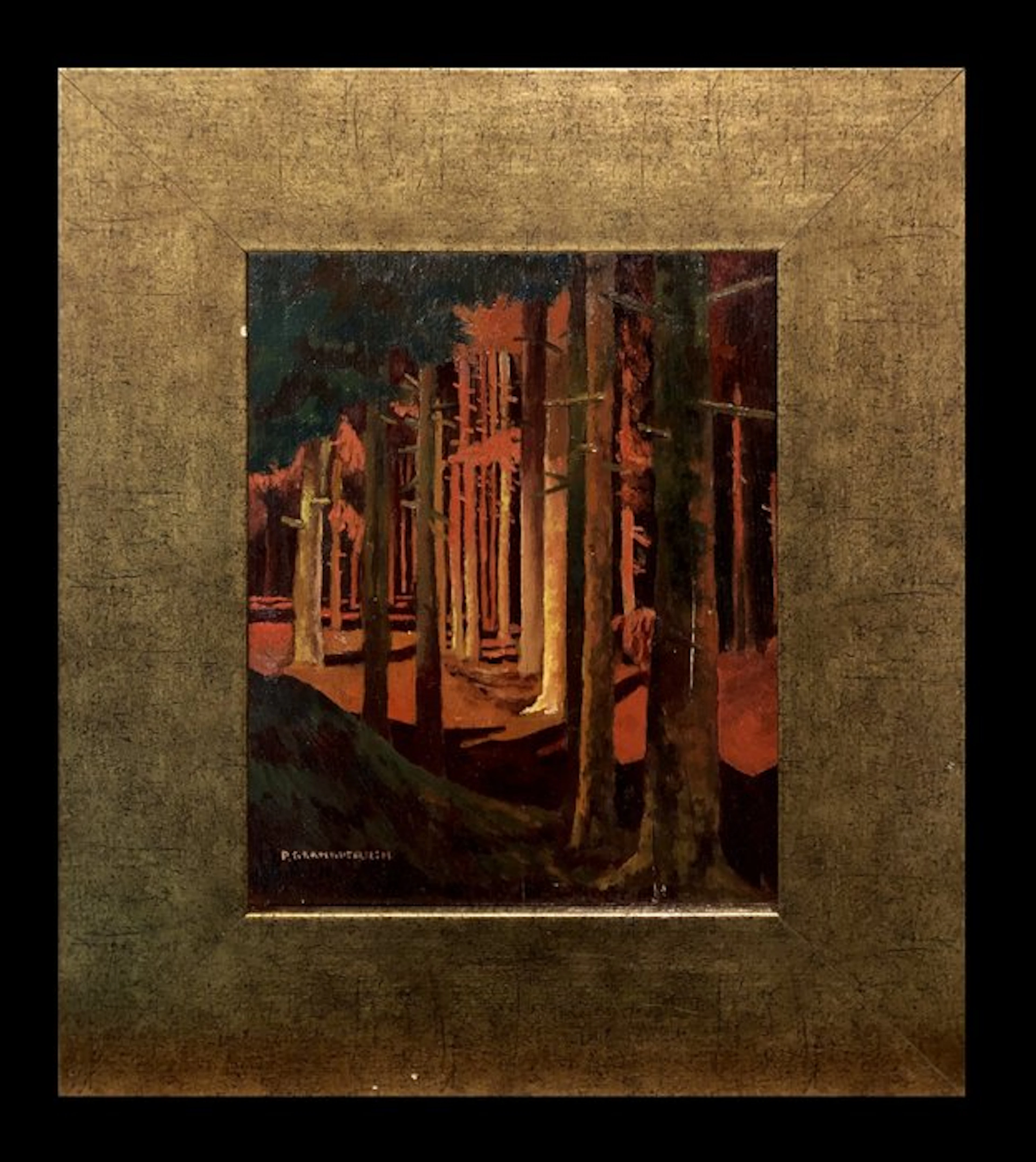École Symboliste (c. 1920) - Sortilège dans la Forêt