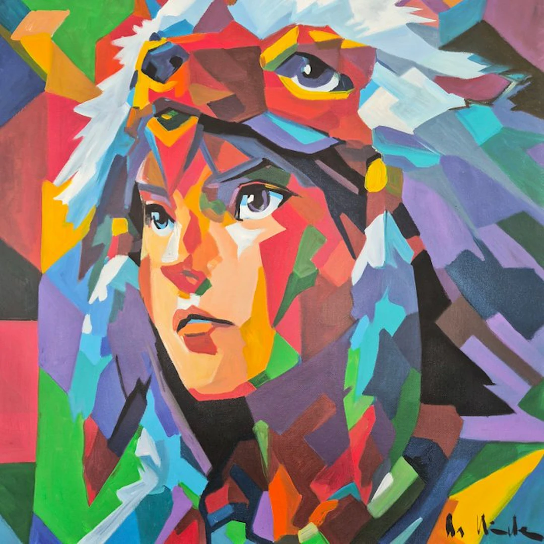 DR HIDE - (100% handpainted !) Mononoke Vibe